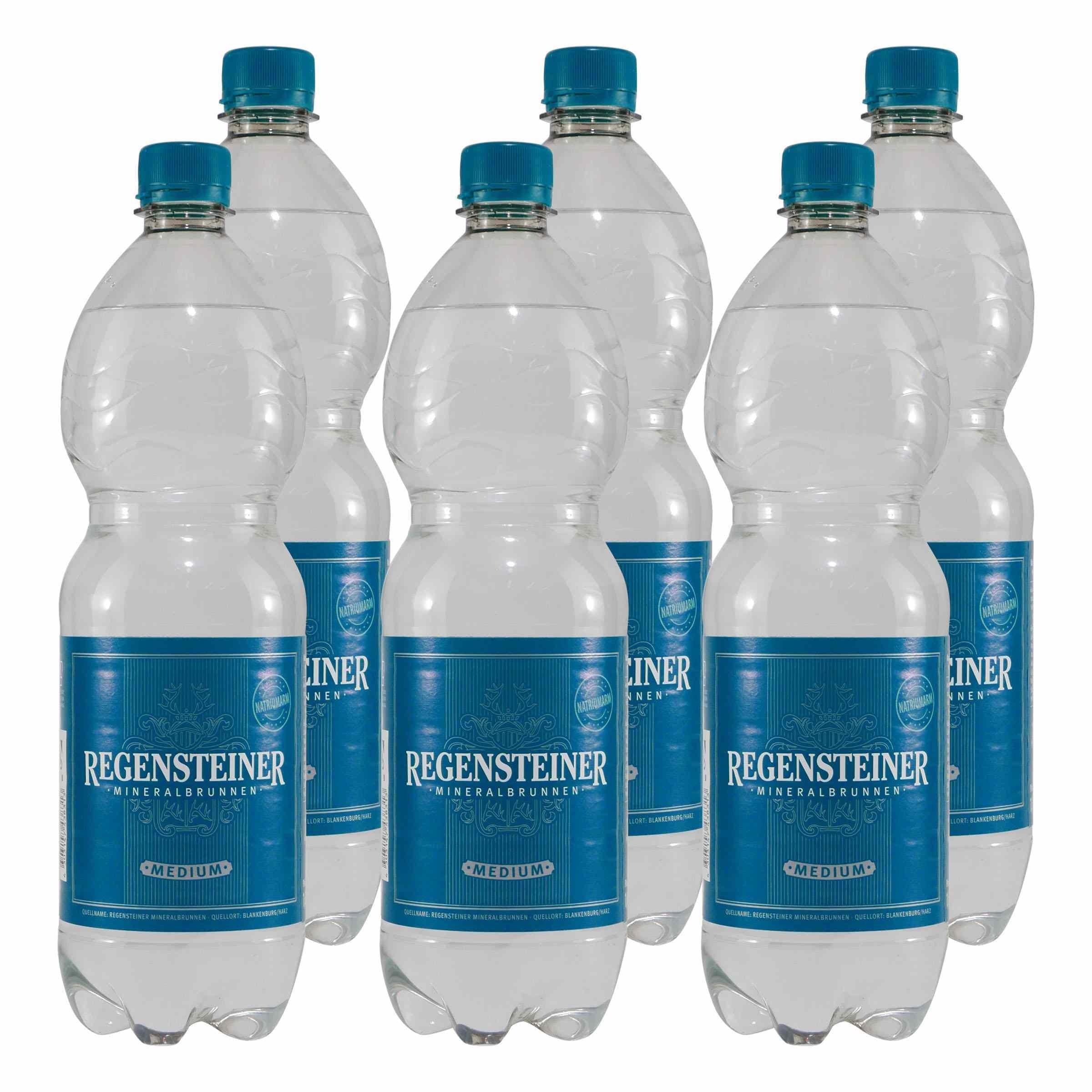 Regensteiner Mineralwasser -Medium- (12 x 1,0L)