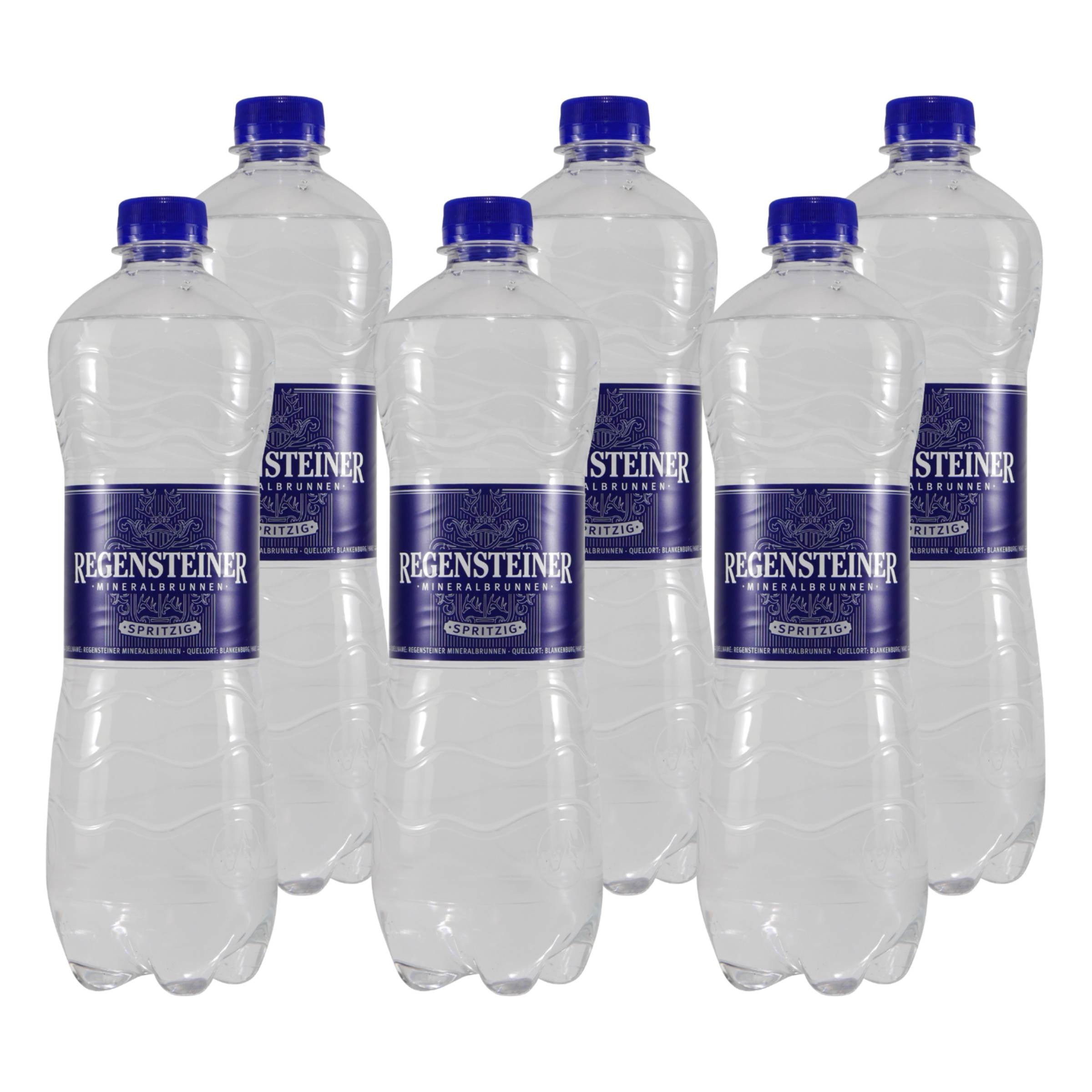 Regensteiner Mineralwasser -Spritzig- (6 x 0,75L) EINWEG