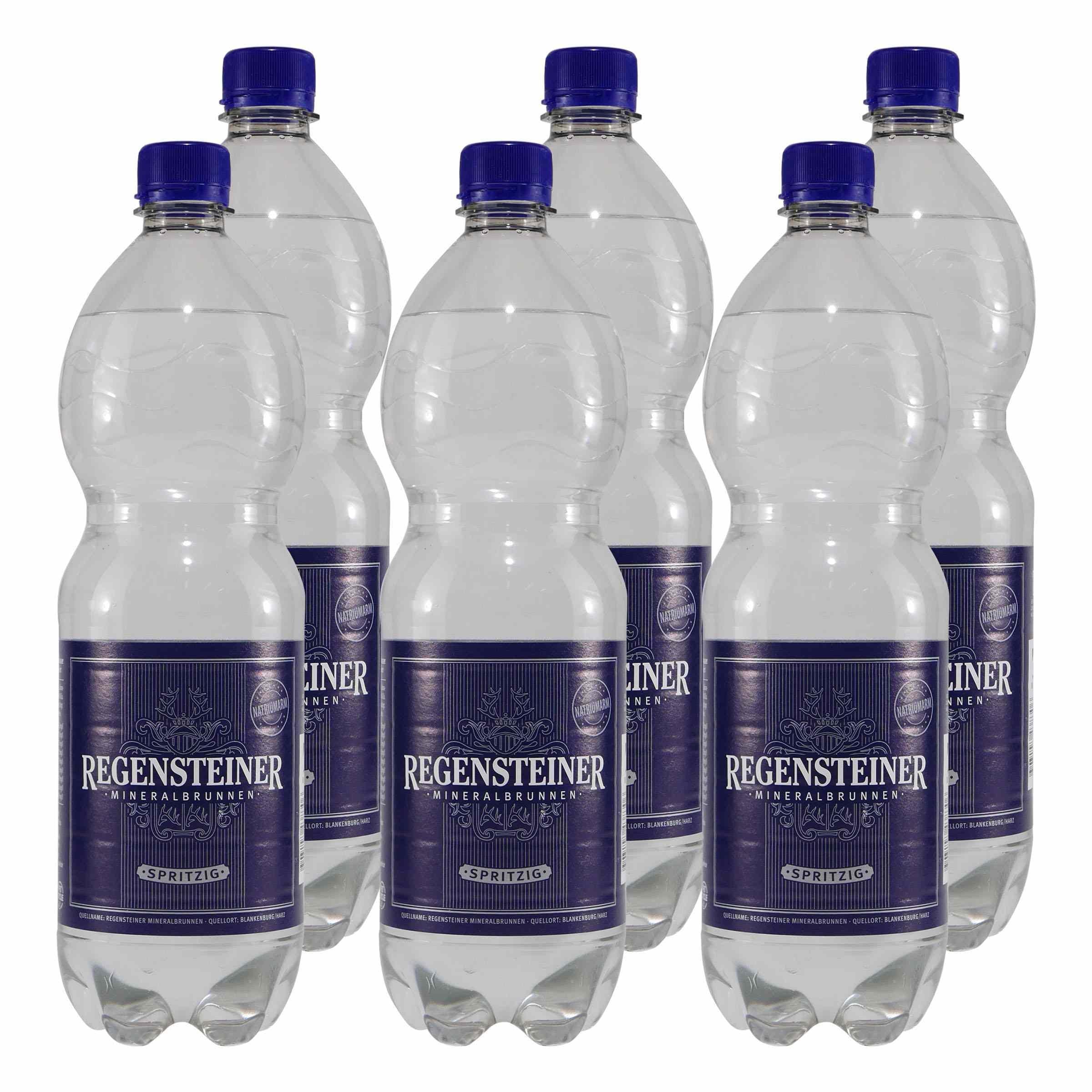 Regensteiner Mineralwasser -Spritzig- (12 x 1,0L)