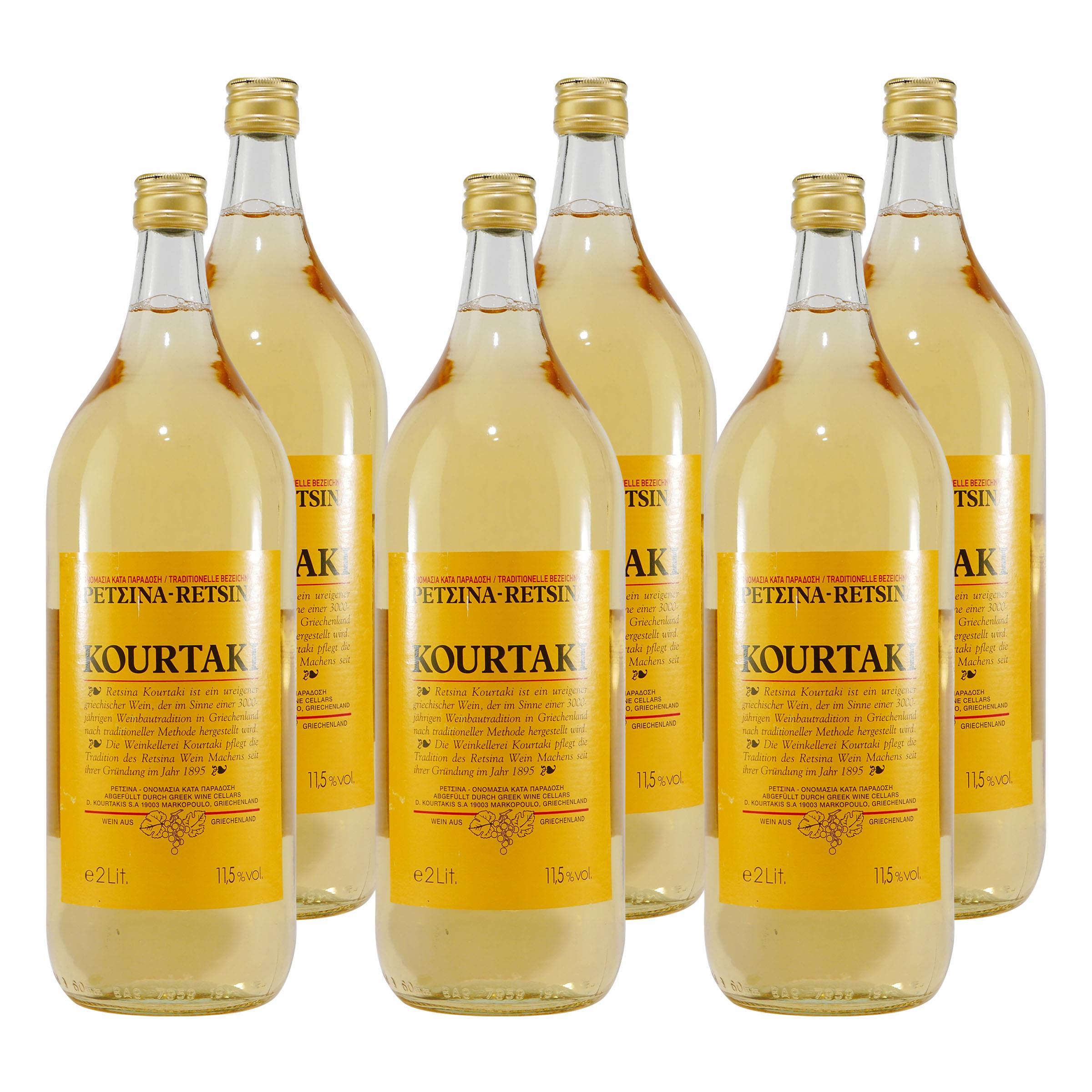 Retsina Kourtaki -trocken- (6 x 2,0L)