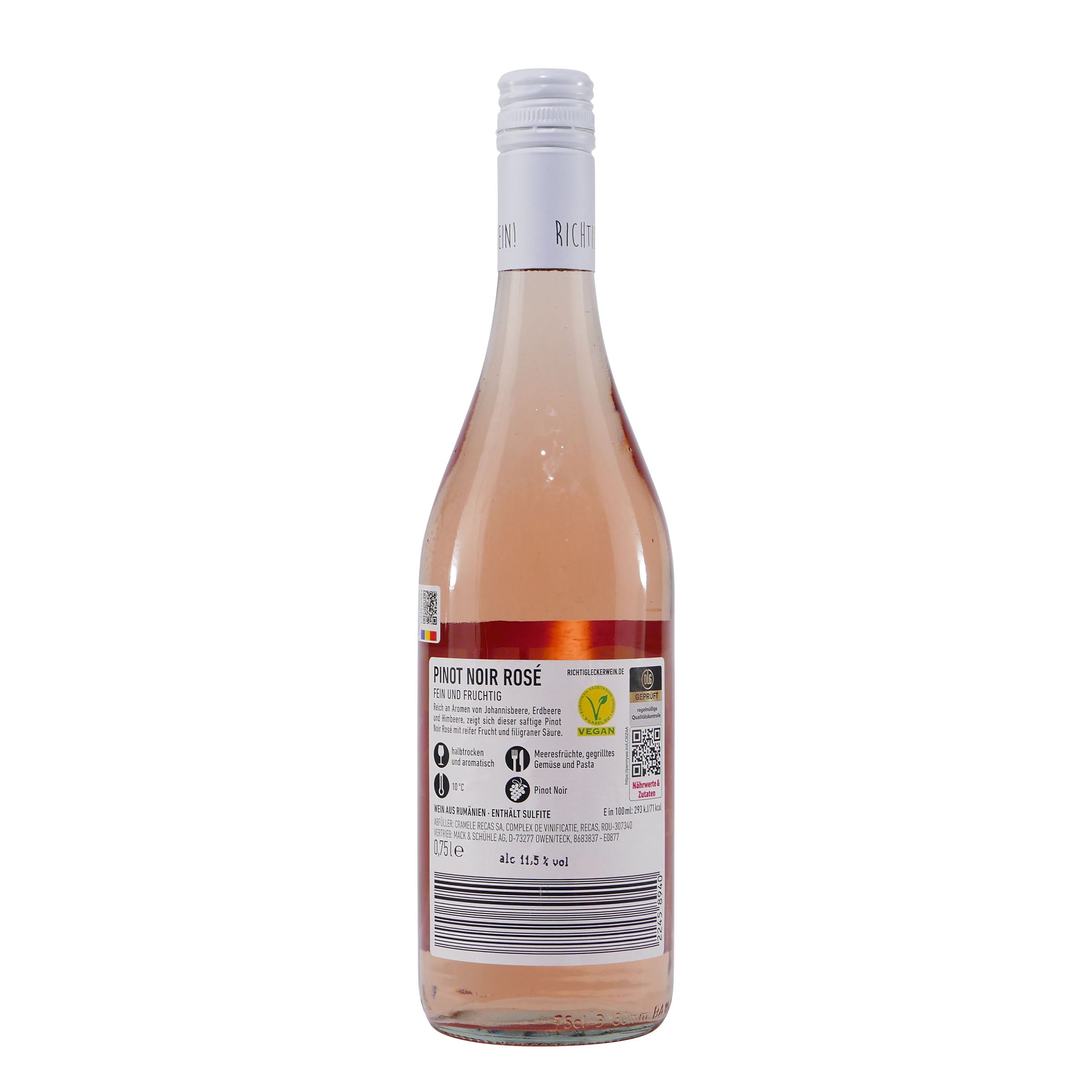 Richtig Lecker Pinot Noir Rosé -halbtrocken- (6 x 0,75L)