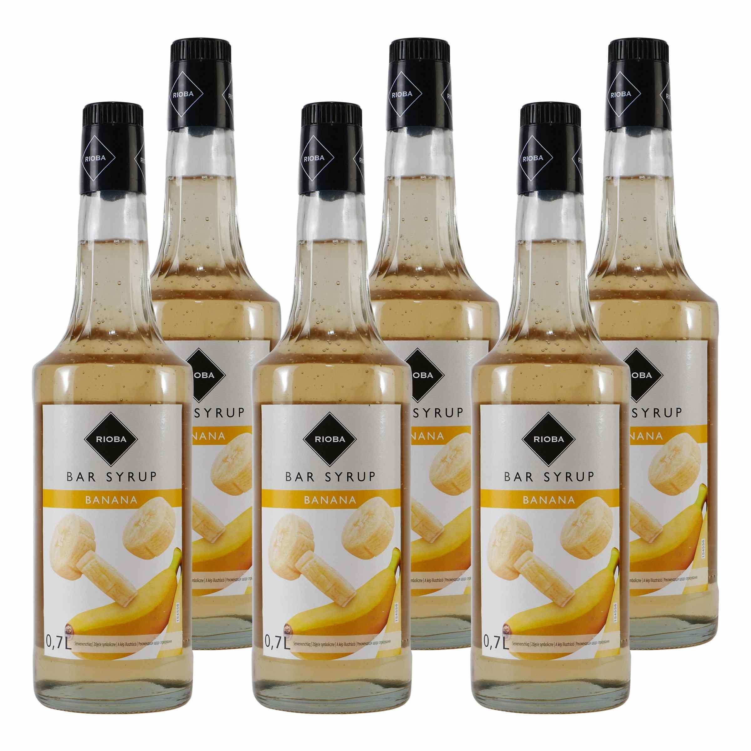 Rioba Banana (Banane) Syrup (6 x 0,7L)