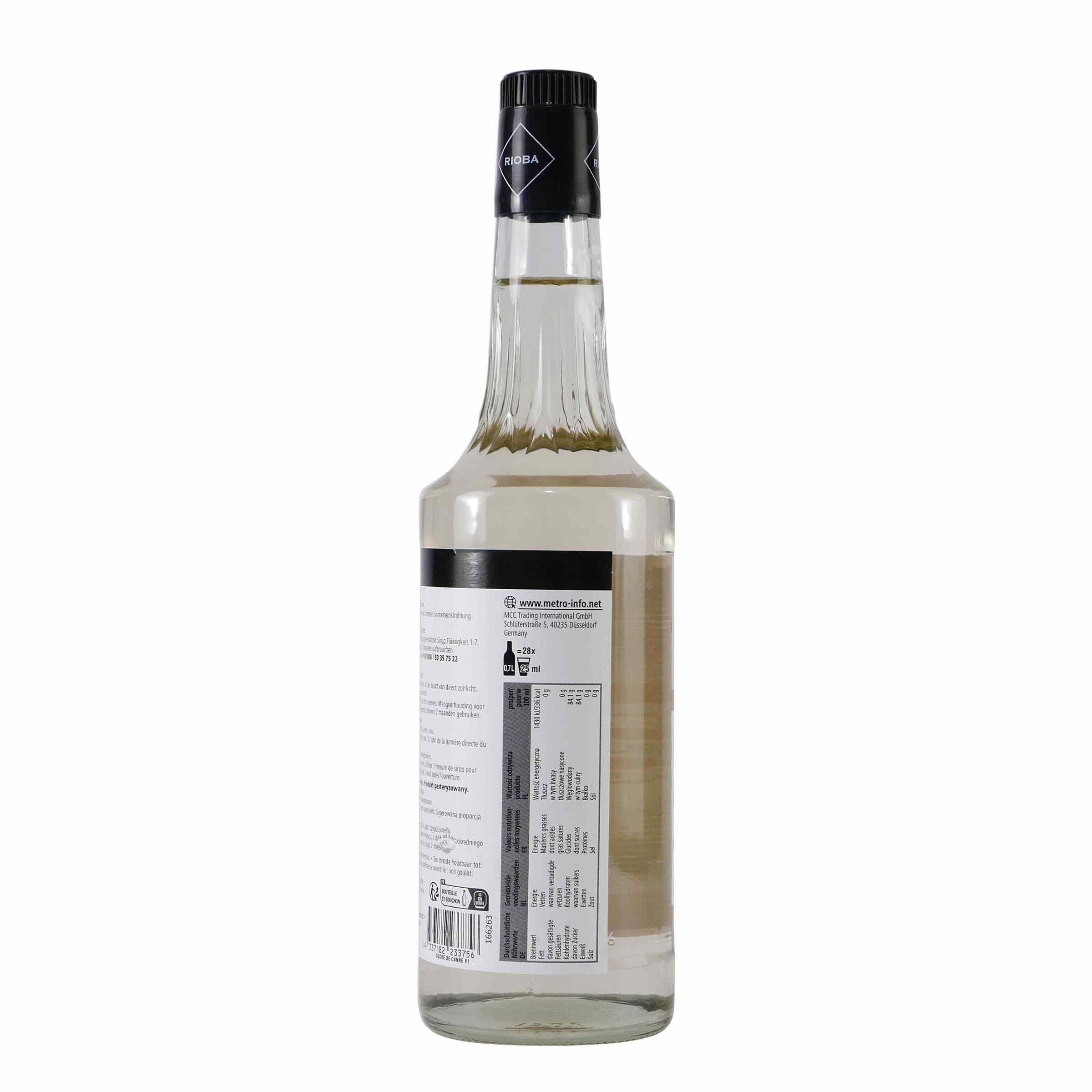 Rioba Cane Sugar (Rohrzucker) Syrup (6 x 0,7L)