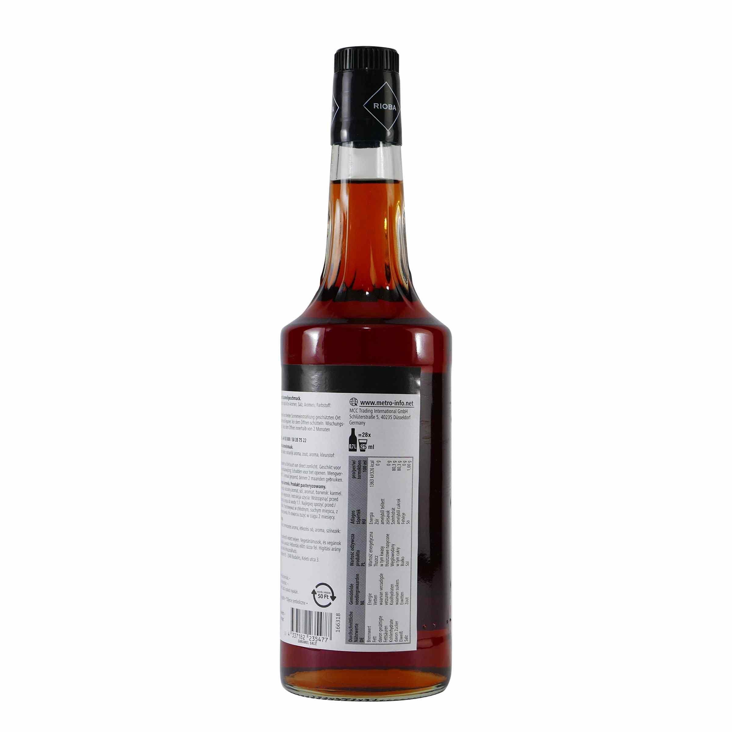 Rioba Salted Caramel Flavour Syrup