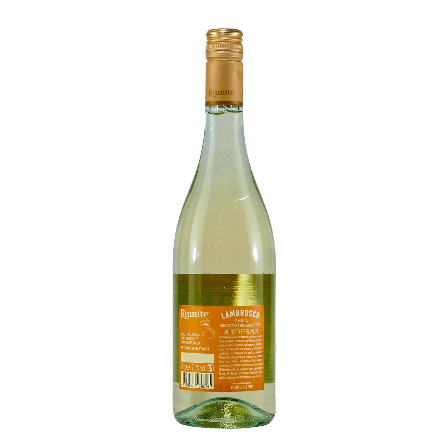 Riunite Lambrusco Weißer Perlwein