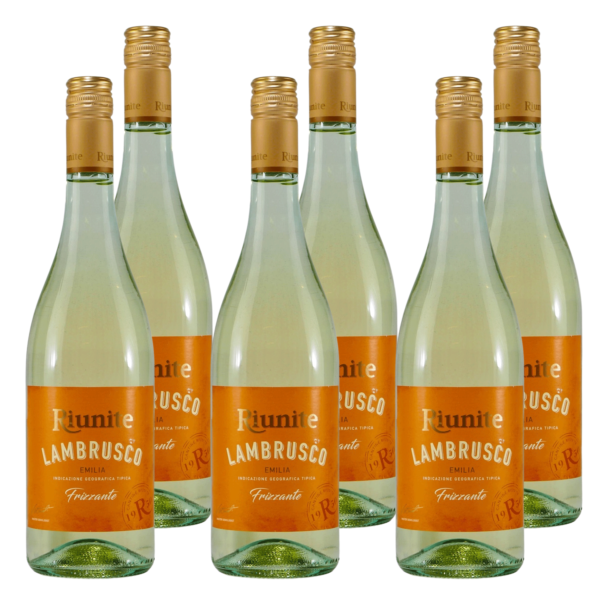 Riunite Lambrusco Weißer Perlwein (6 x 0,75L)