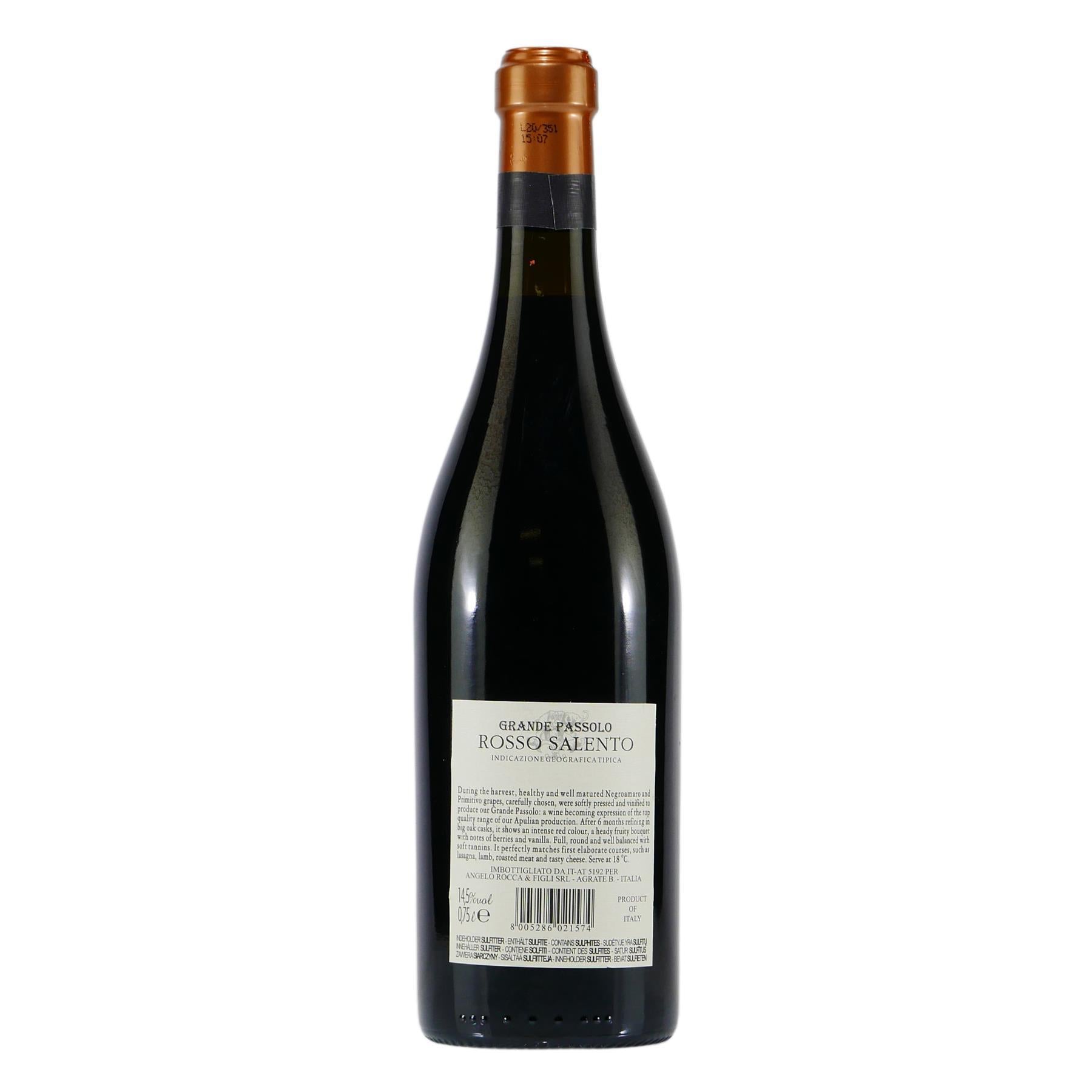 Rocca Grande Passolo Rosso Salento IGT -trocken-
