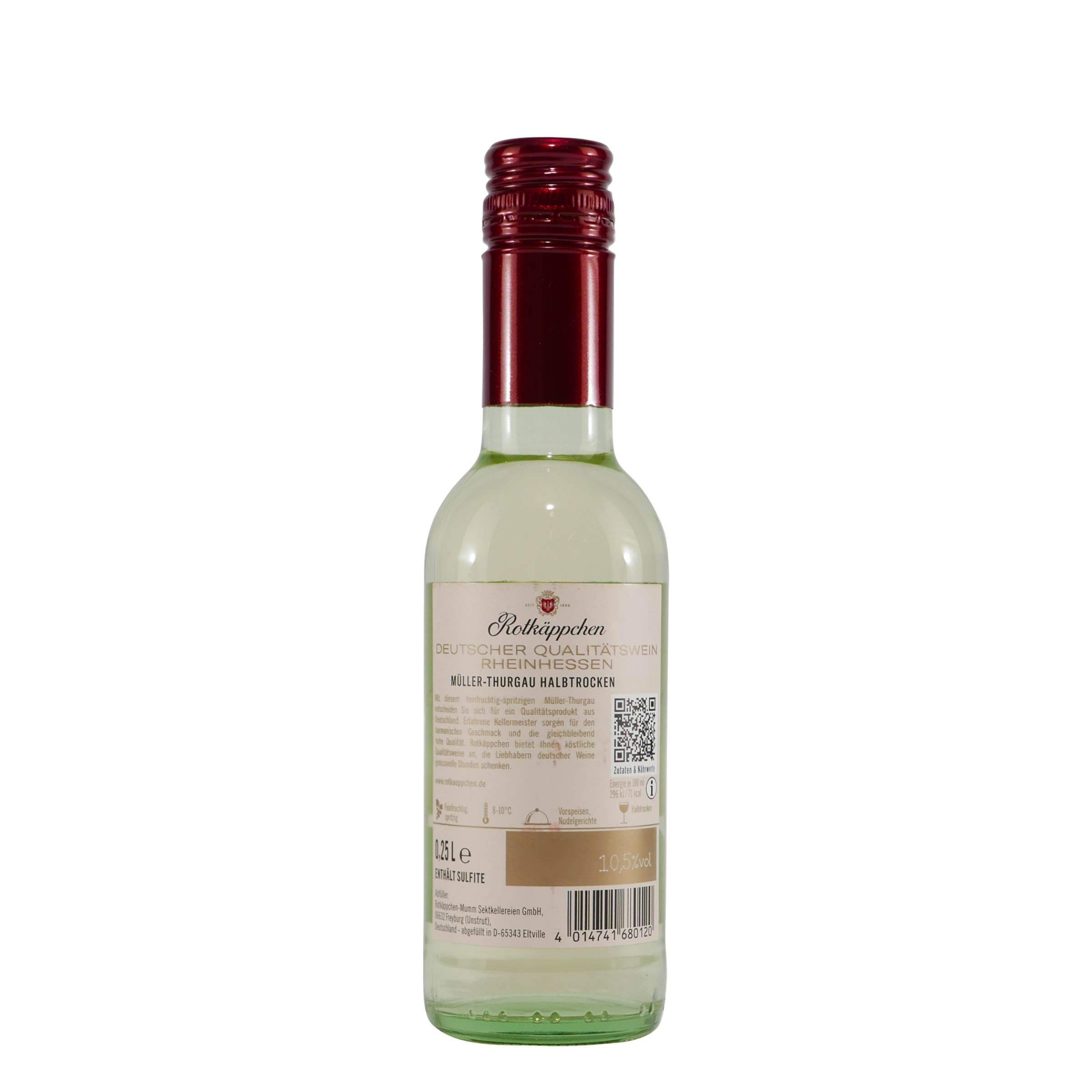 Rotkäppchen Müller-Thurgau QbA -halbtrocken- (12 x 0,25L)