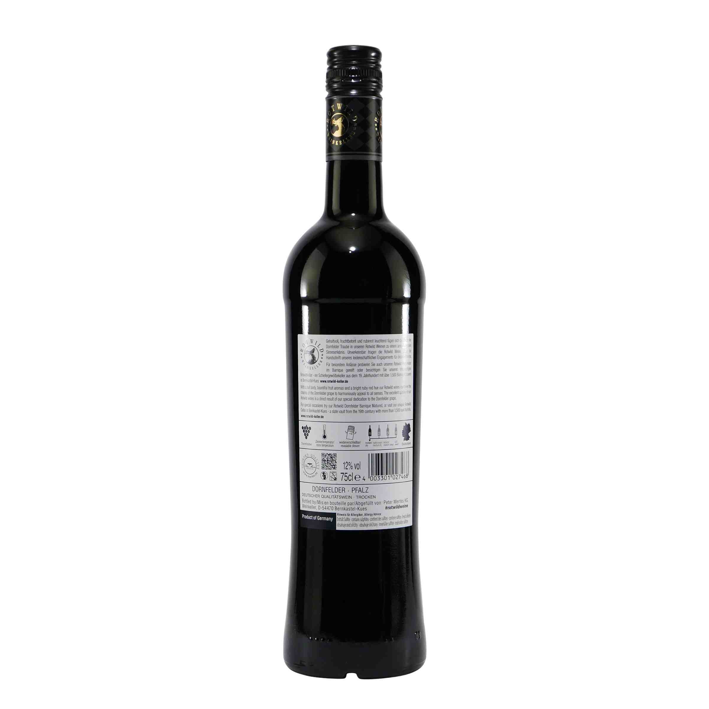 Rotwild Dornfelder QbA -trocken- (6 x 0,75L)