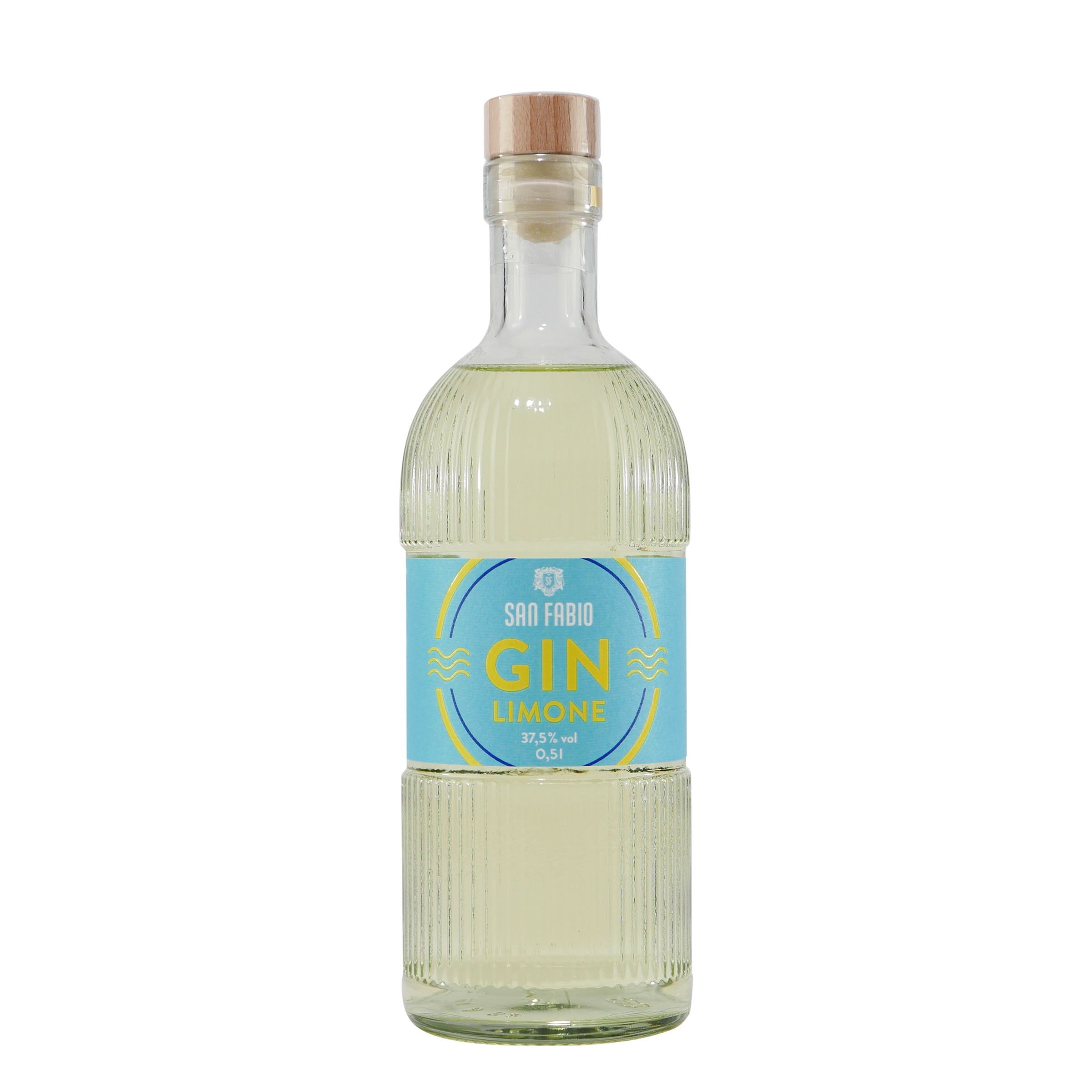 San Fabio Gin Limone mit Geschenk-Holzkiste