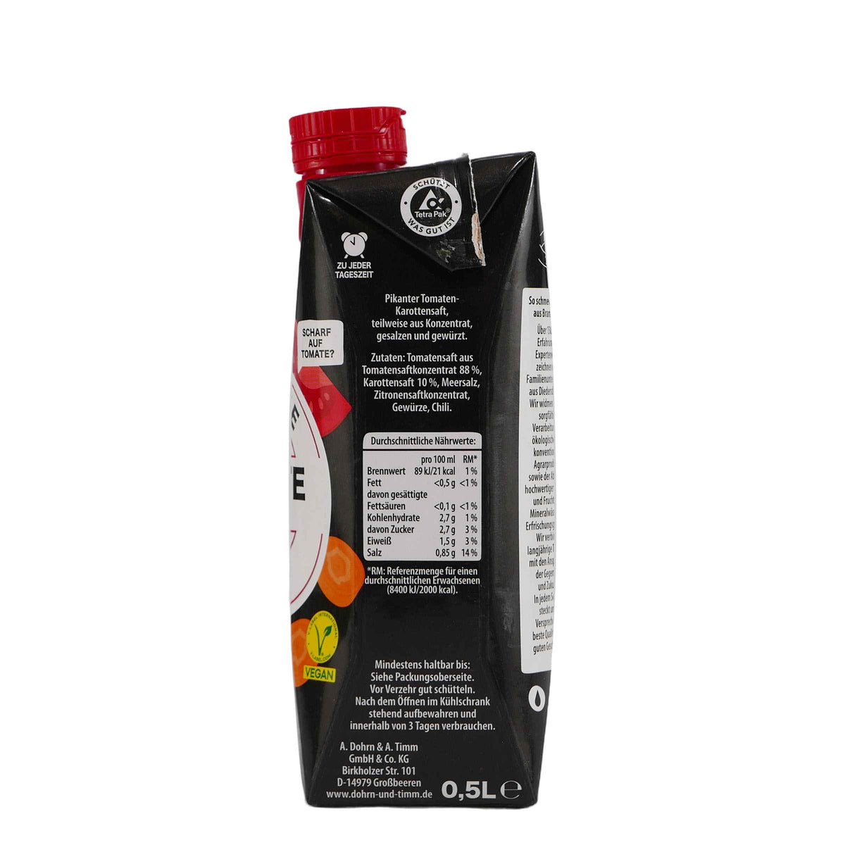 Scharfe Säfte Tomate (12 x 0,5L)