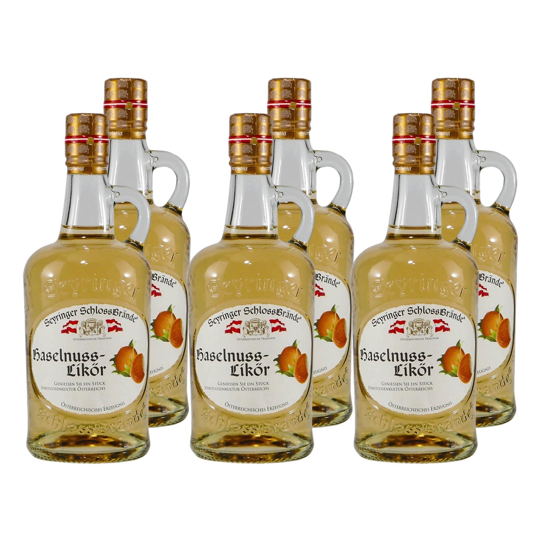 Seyringer Schlossbrände Haselnusslikör (6 x 0,5L)