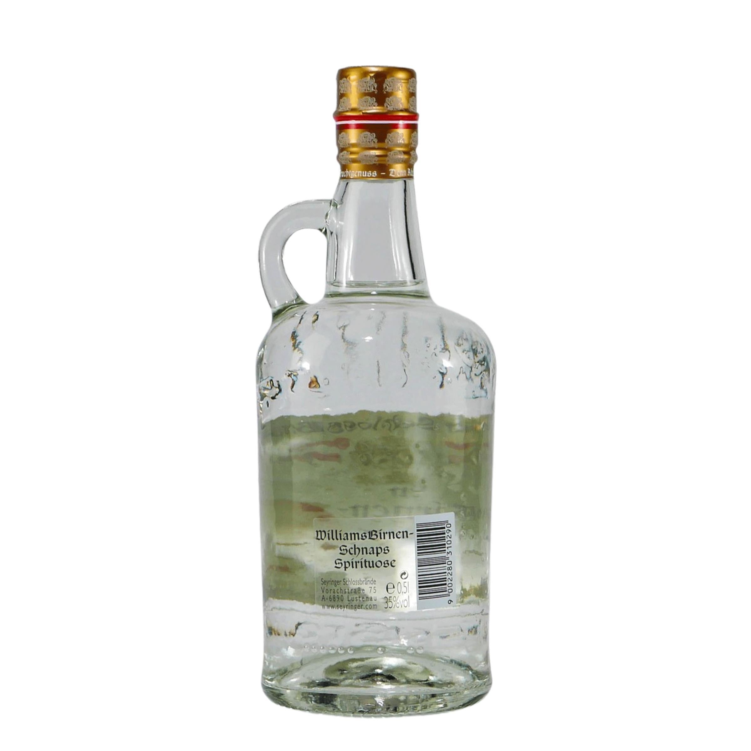Seyringer Schlossbrände Williams Birnen - Schnaps mit Geschenk-HK