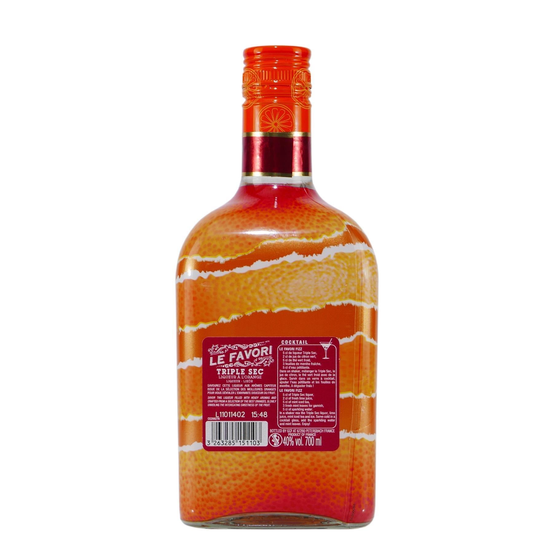 Le FavoriTriple Sec Orangenlikör (6 x 0,7L)