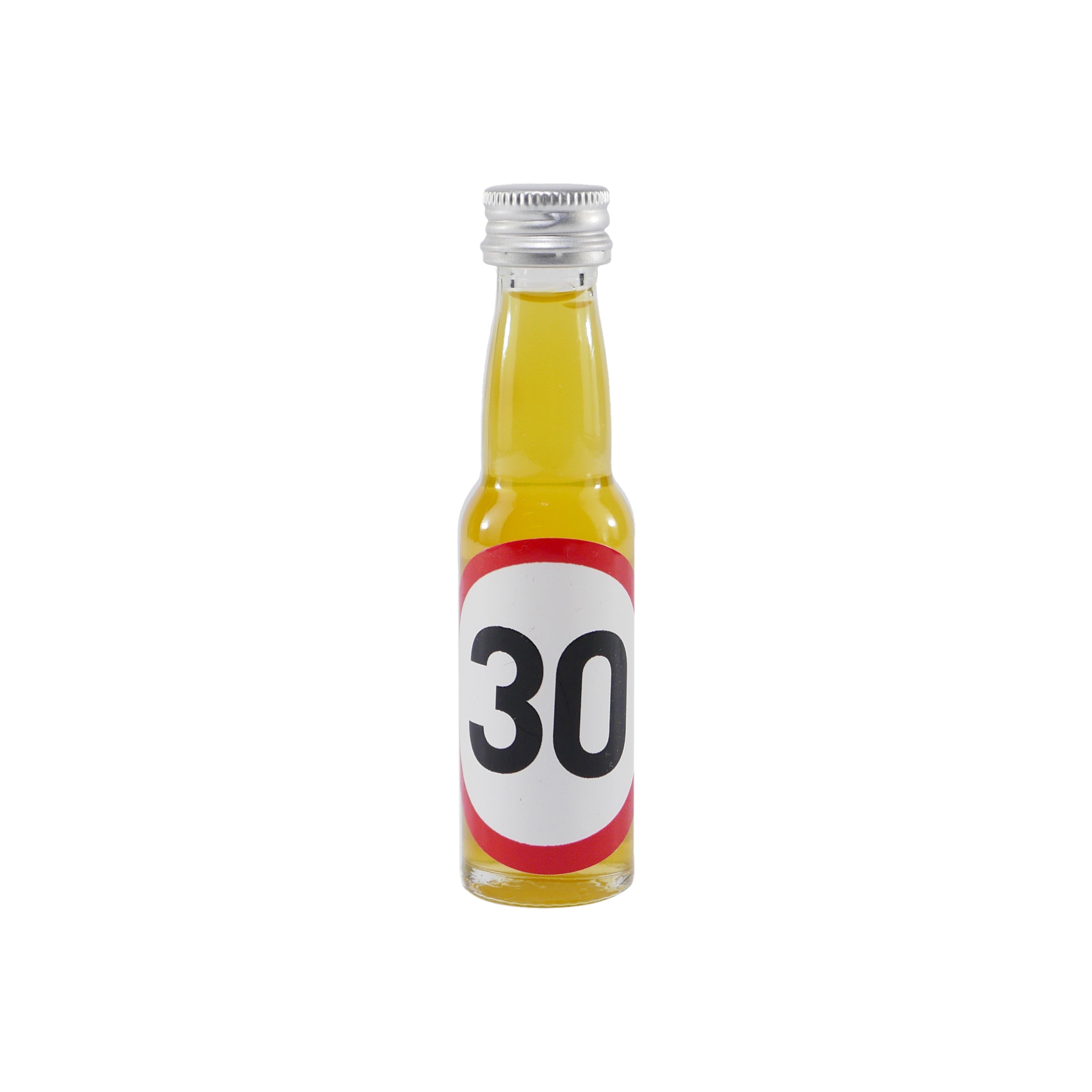 Spaßflasche Maracuja-Likör "30 Jahre" (12 x 0,02L)