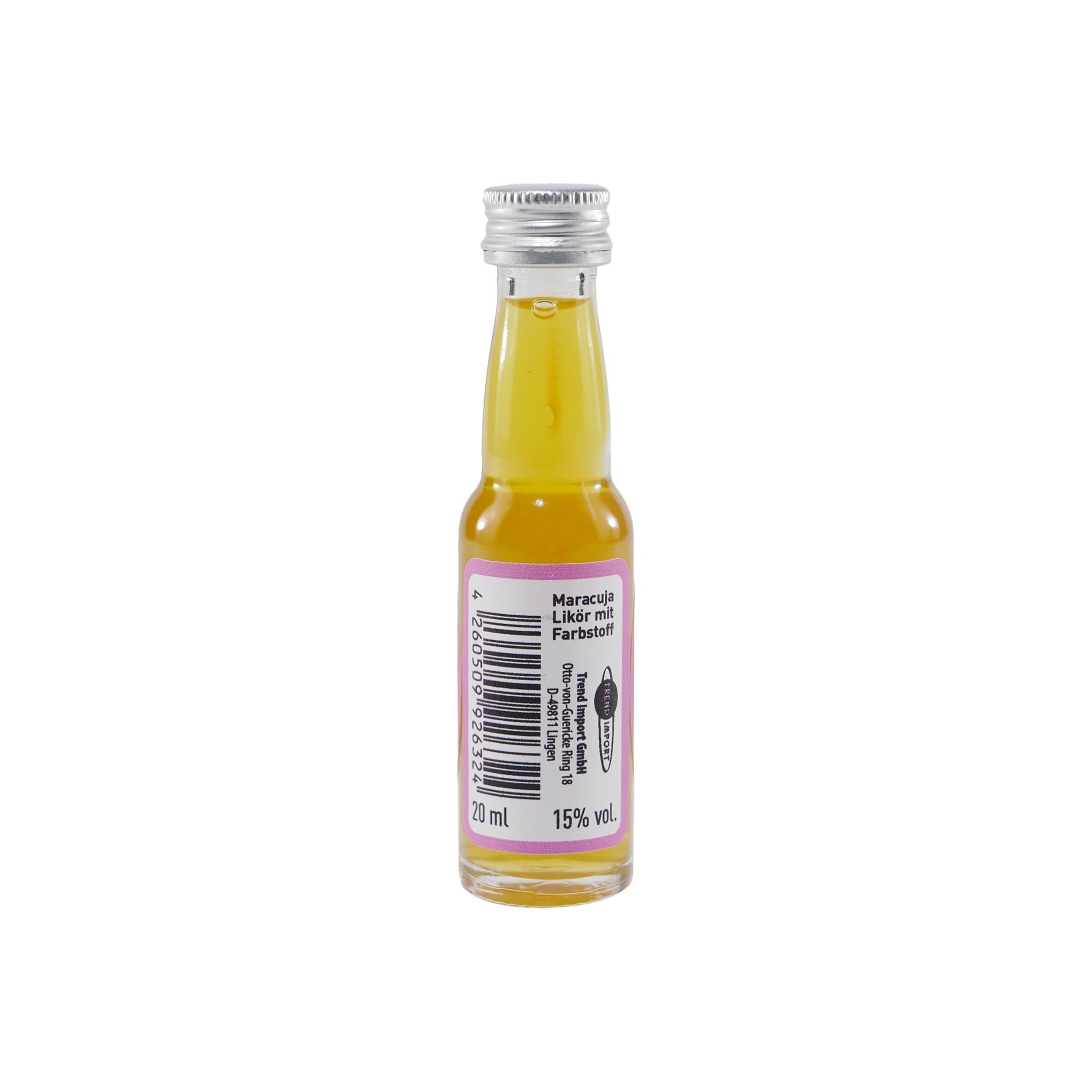 Spaßflasche Maracuja-Likör "Team Braut" (12 x 0,02L)