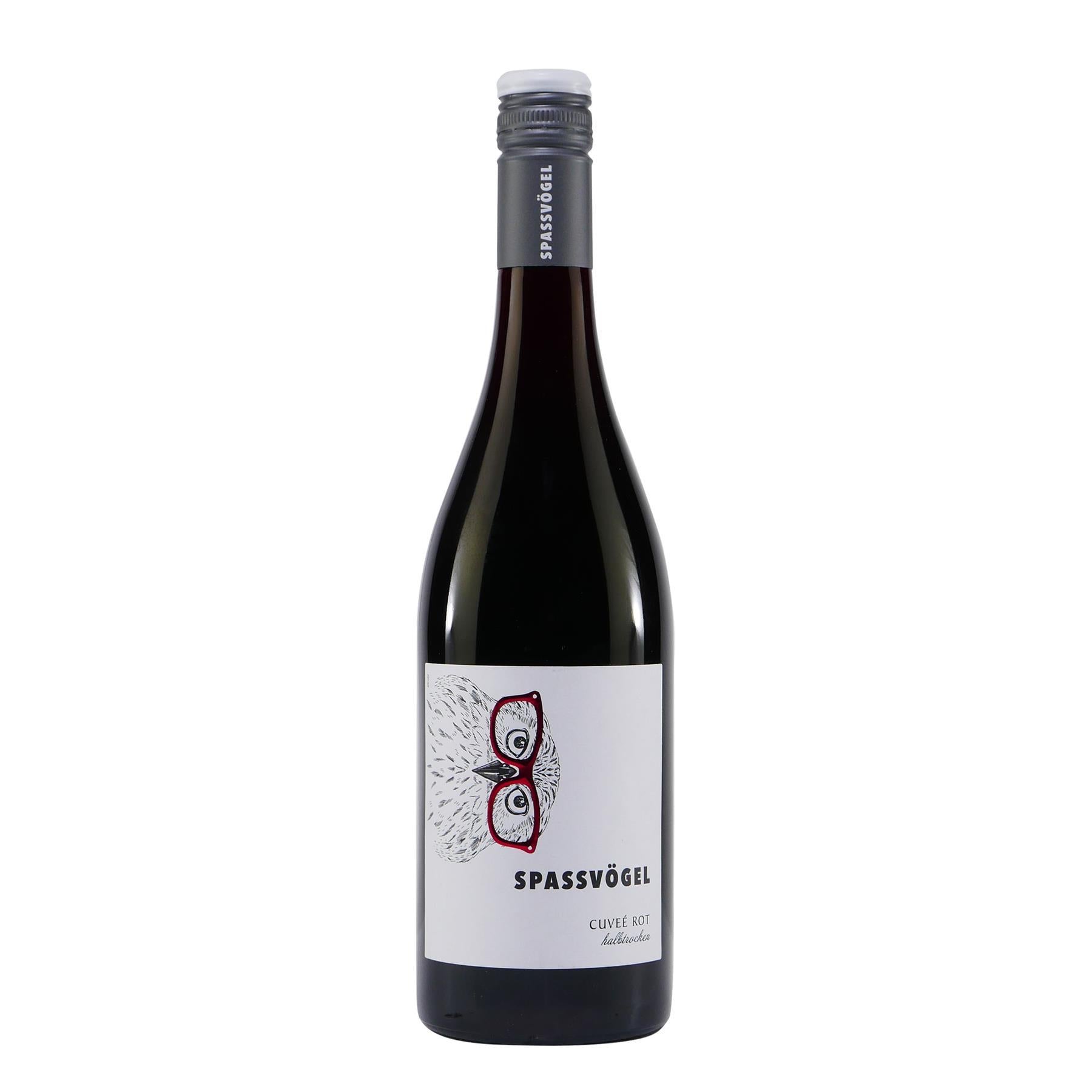 Spassvögel Cuveé Rot -halbtrocken- (6 x 0,75L)