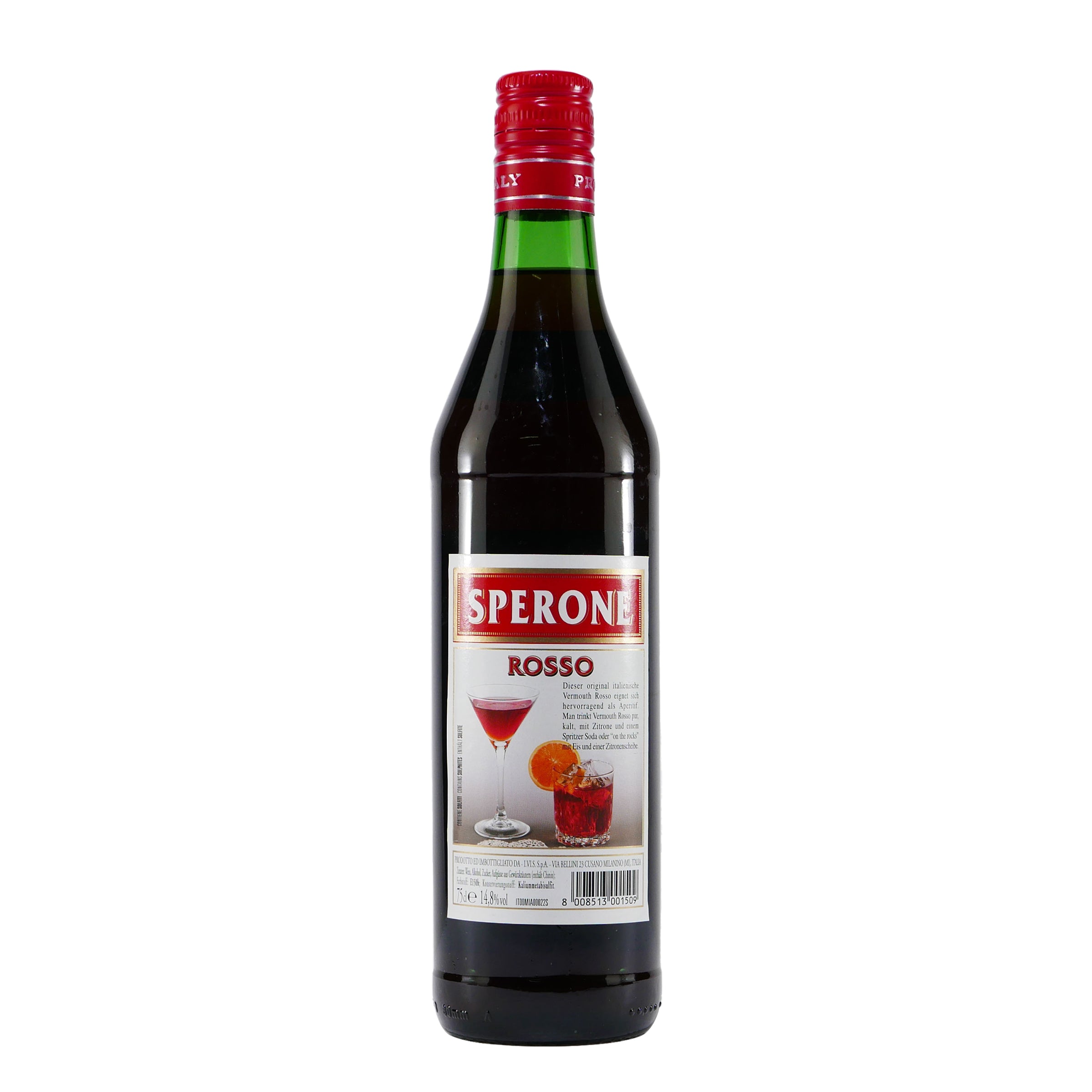 Sperone Vermouth Rosso Aperitivo mit Geschenk-HK