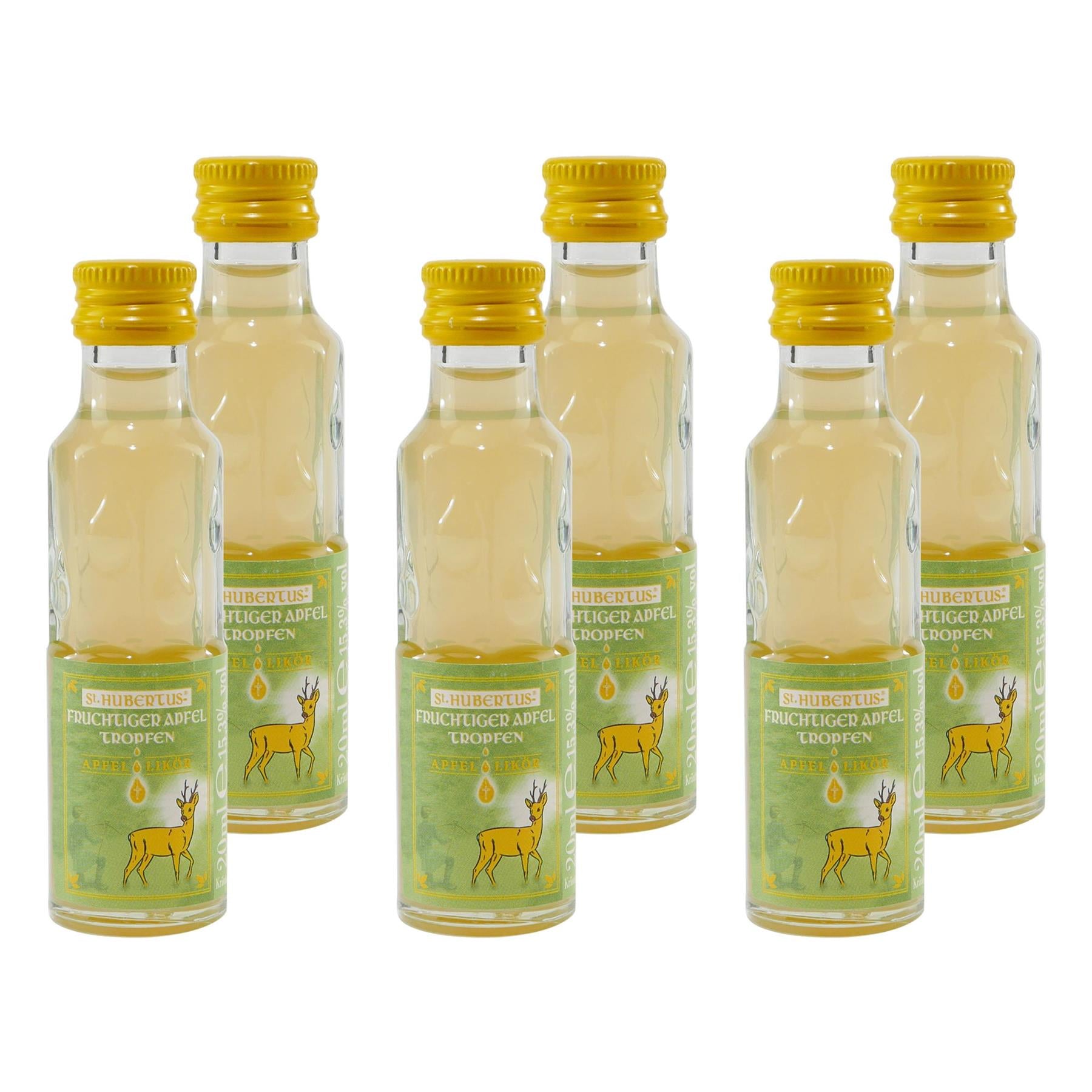 St. Hubertus Fruchtiger Apfel Tropfen (24 x 0,02L)