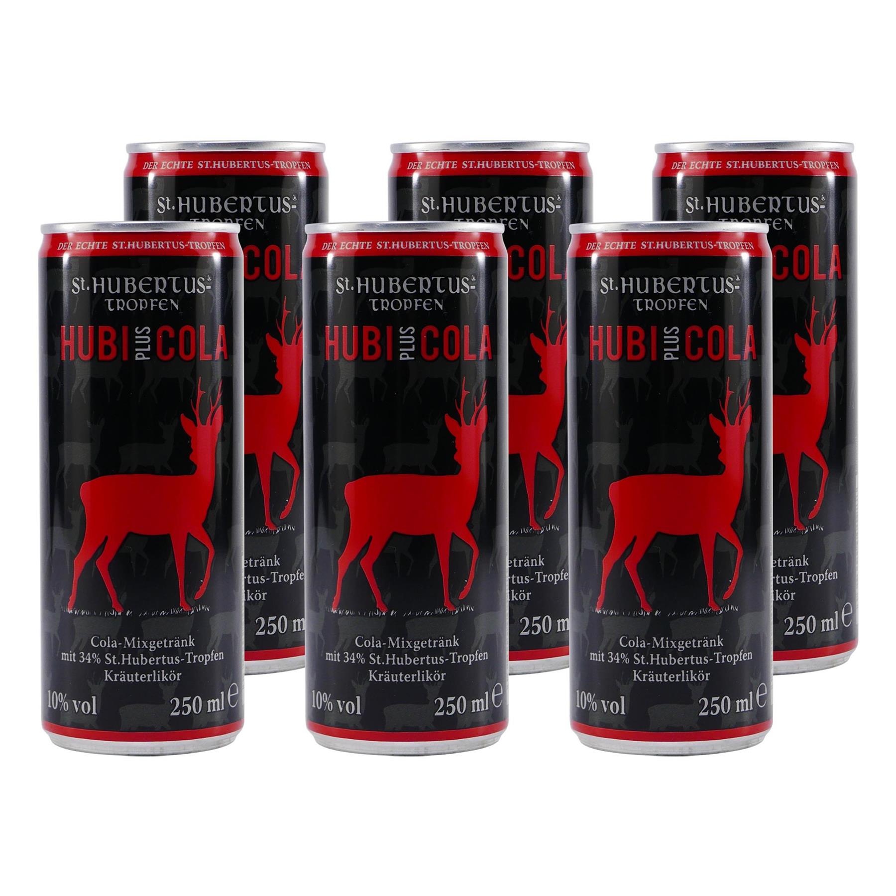 St. Hubertus Tropfen Hubi+Cola (12 x 0,25L)