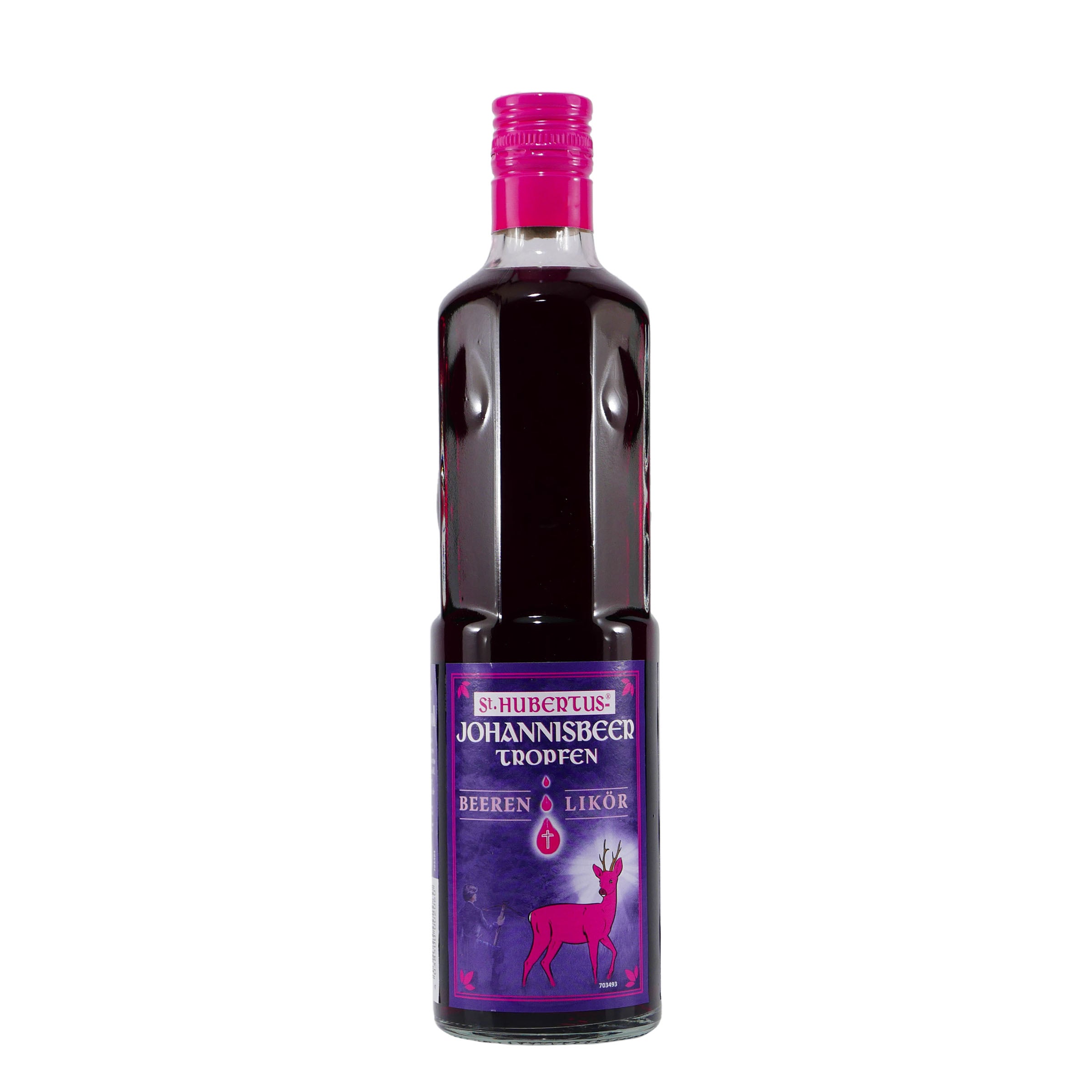 St. Hubertus Johannisbeer-Tropfen Beeren Likör mit Geschenk-HK