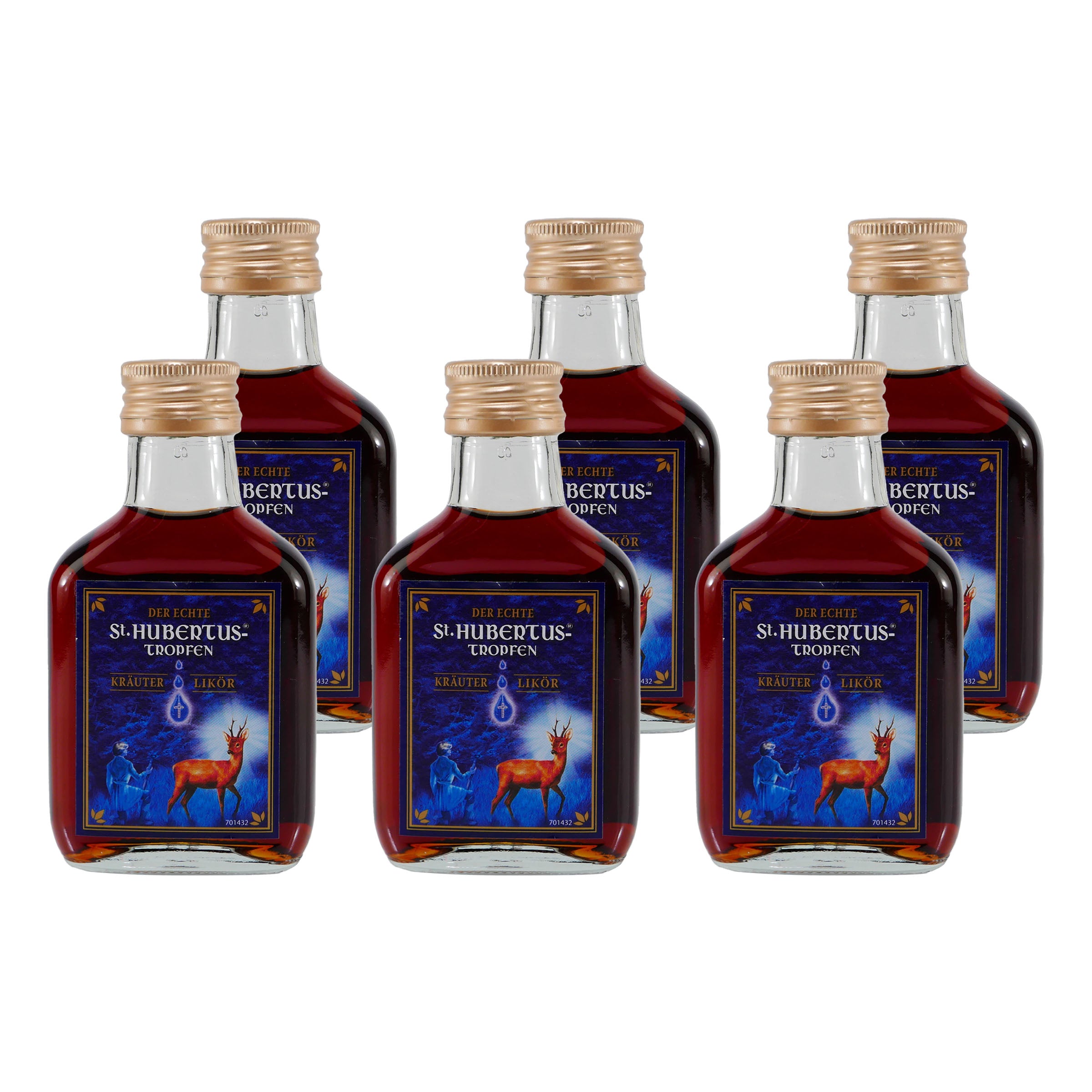 St. Hubertus Tropfen Kräuterlikör (12 x  0,1L)