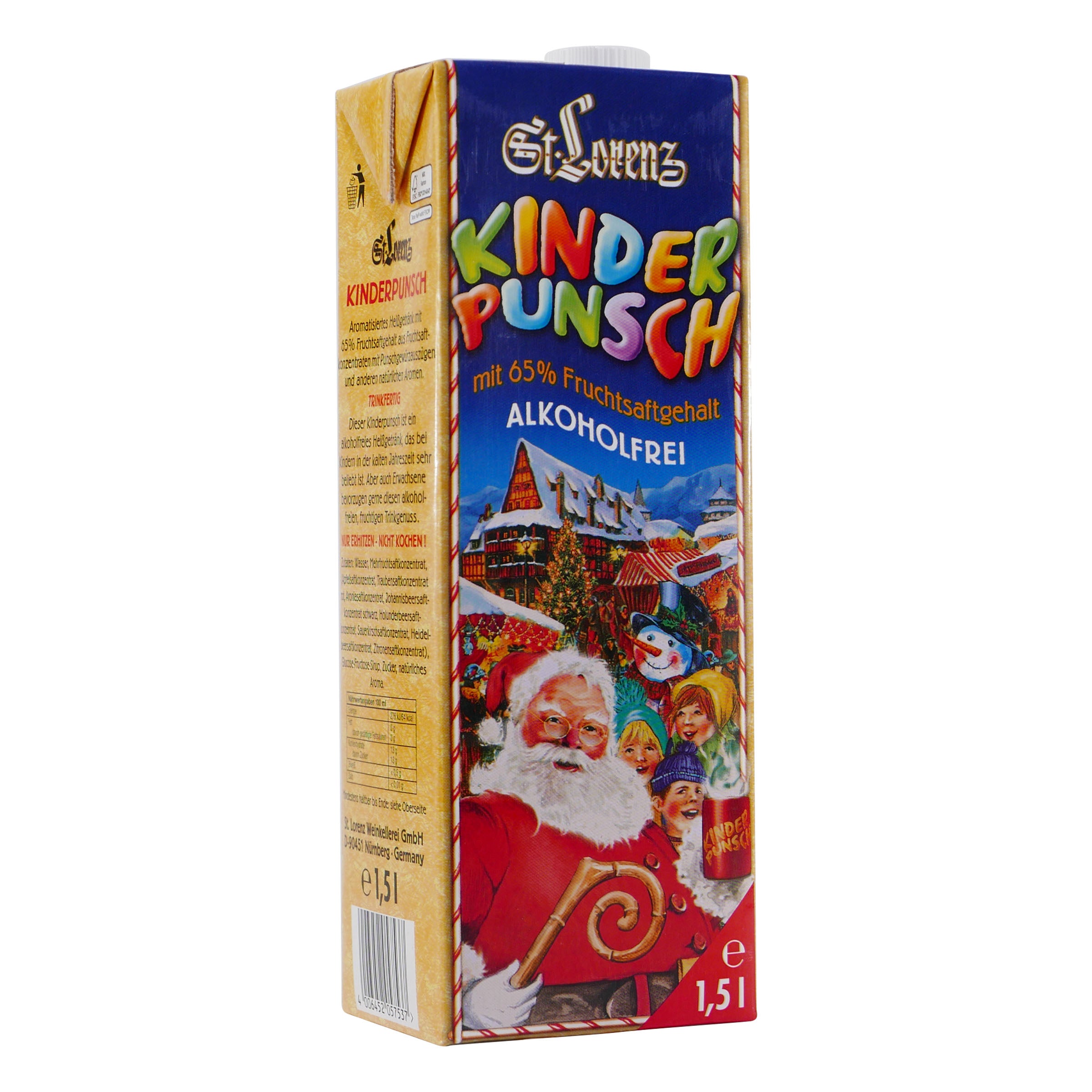 St. Lorenz Kinder-Punsch -alkoholfrei- (8 x 1,5L)