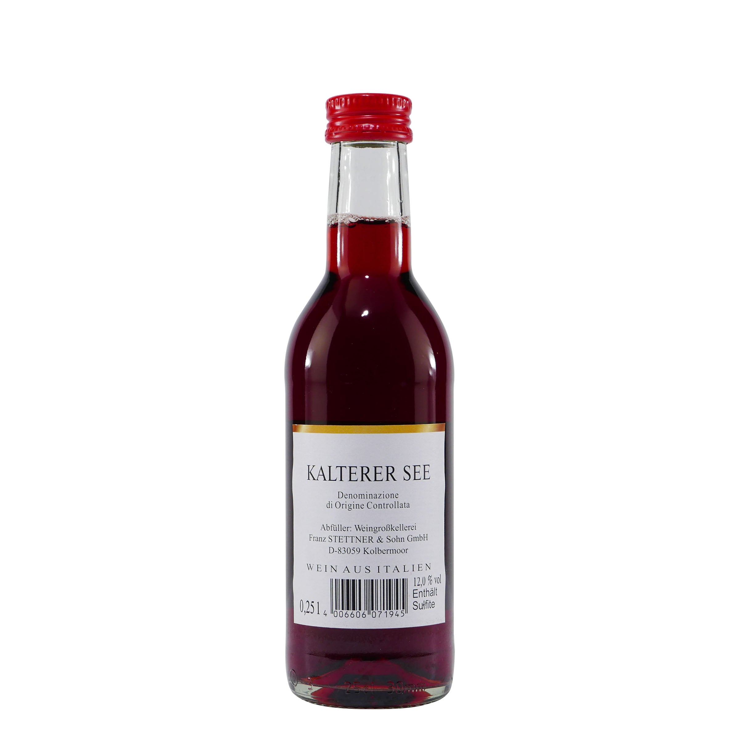 Stettner Kalterer See Rotwein DOC -trocken- (12 x 0,25L)