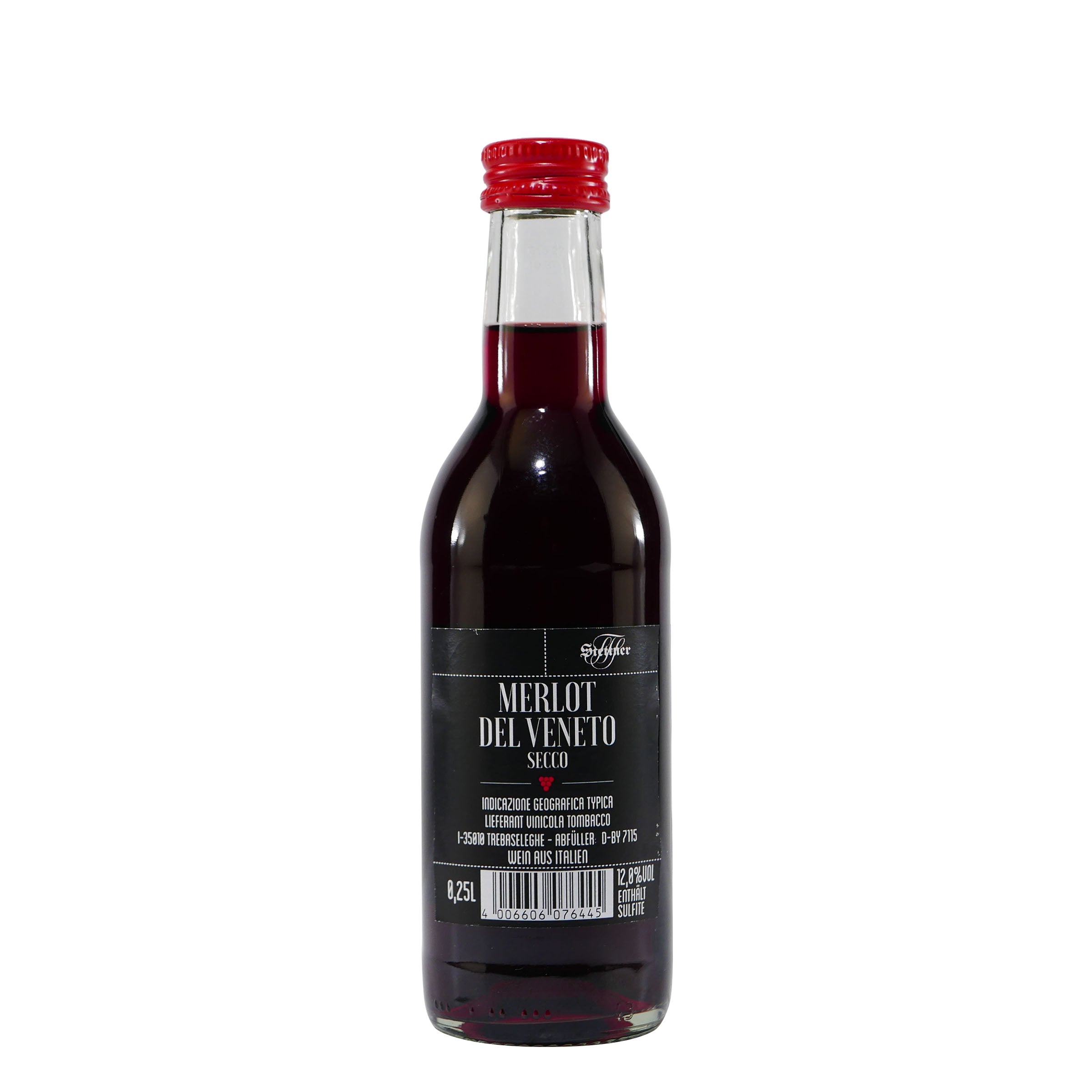 Stettner Merlot del Veneto Secco IGT -trocken- (12 x 0,25L)