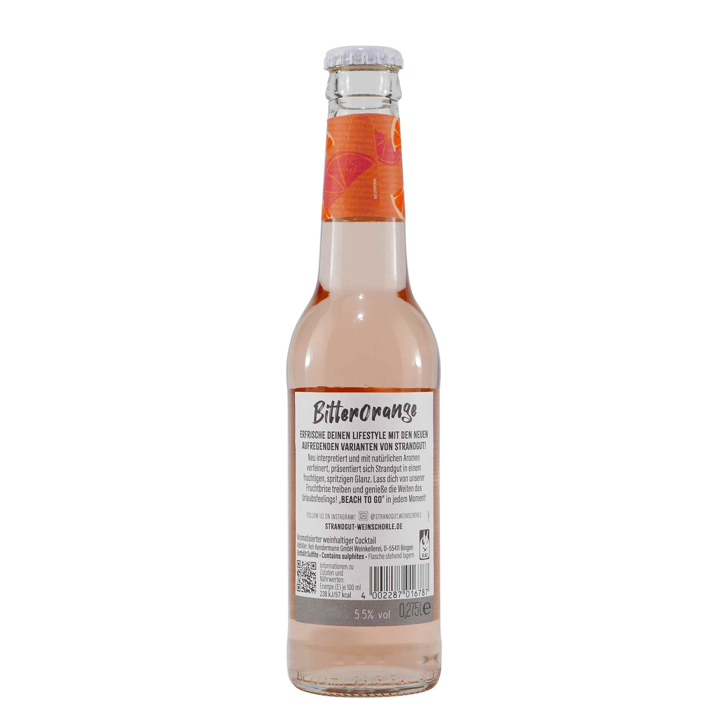 Strandgut Weinschorle Bitterorange (12 x 0,275L)