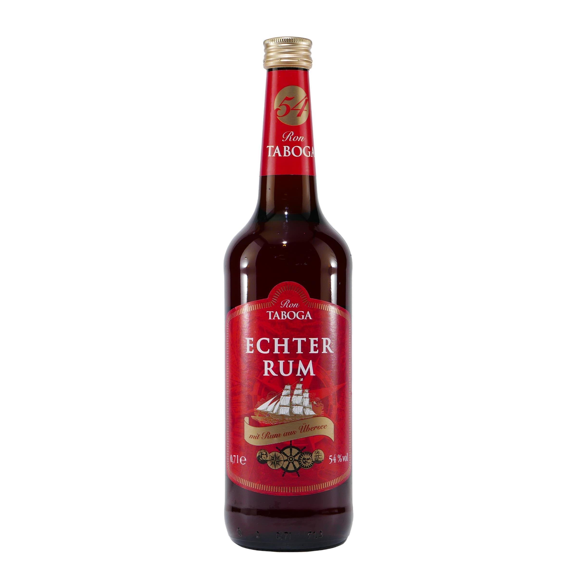 Ron Taboga Echter Rum 54% (Rot) mit Geschenk-HK