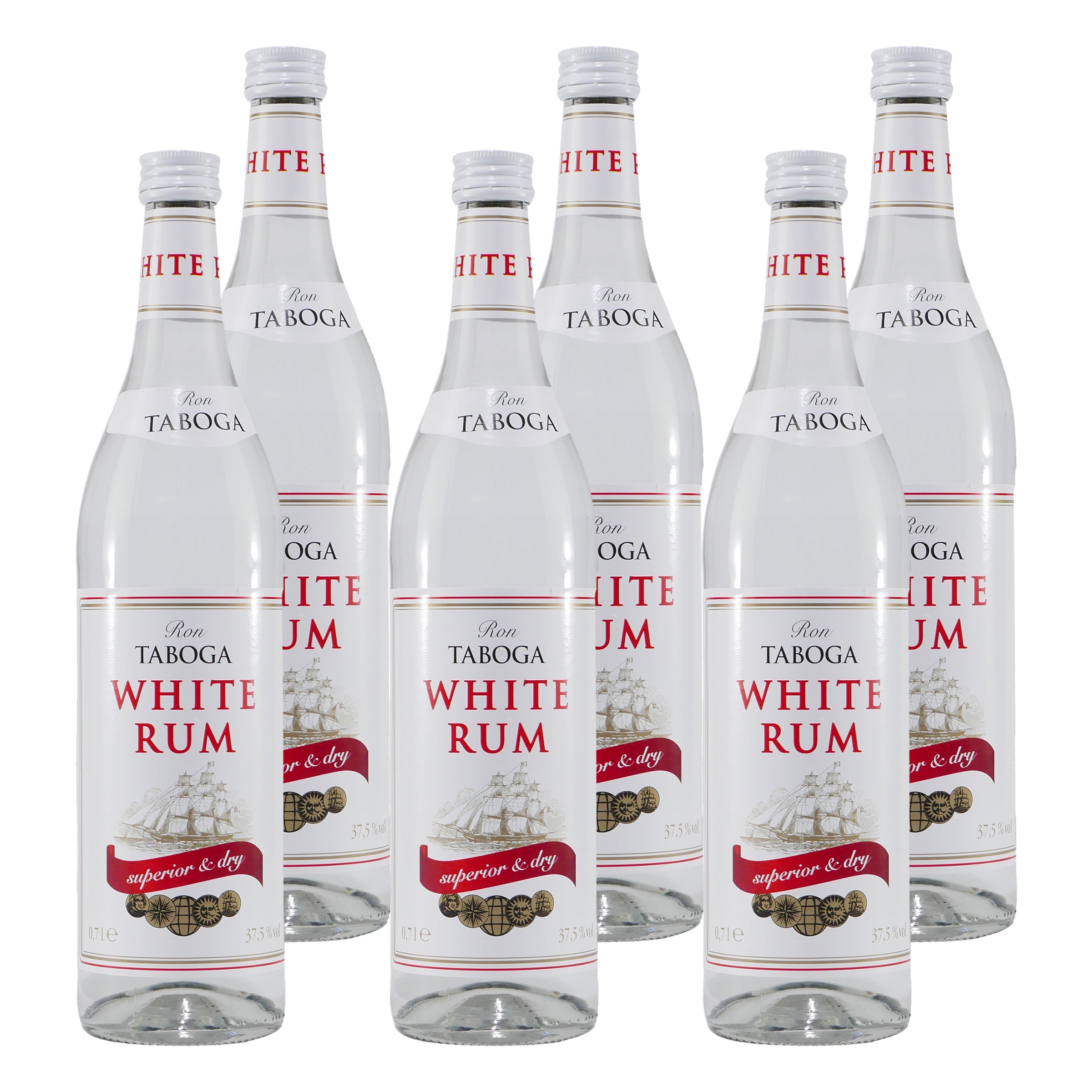 Ron Taboga White Rum (6 x 0,7L)