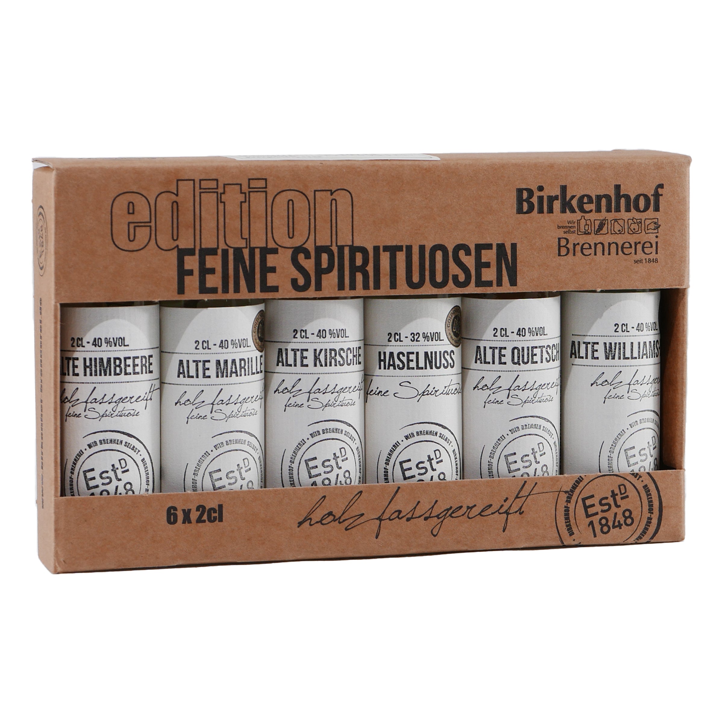 Birkenhof Tasting-Set Feine Spirituosen (6 x 0,02L)