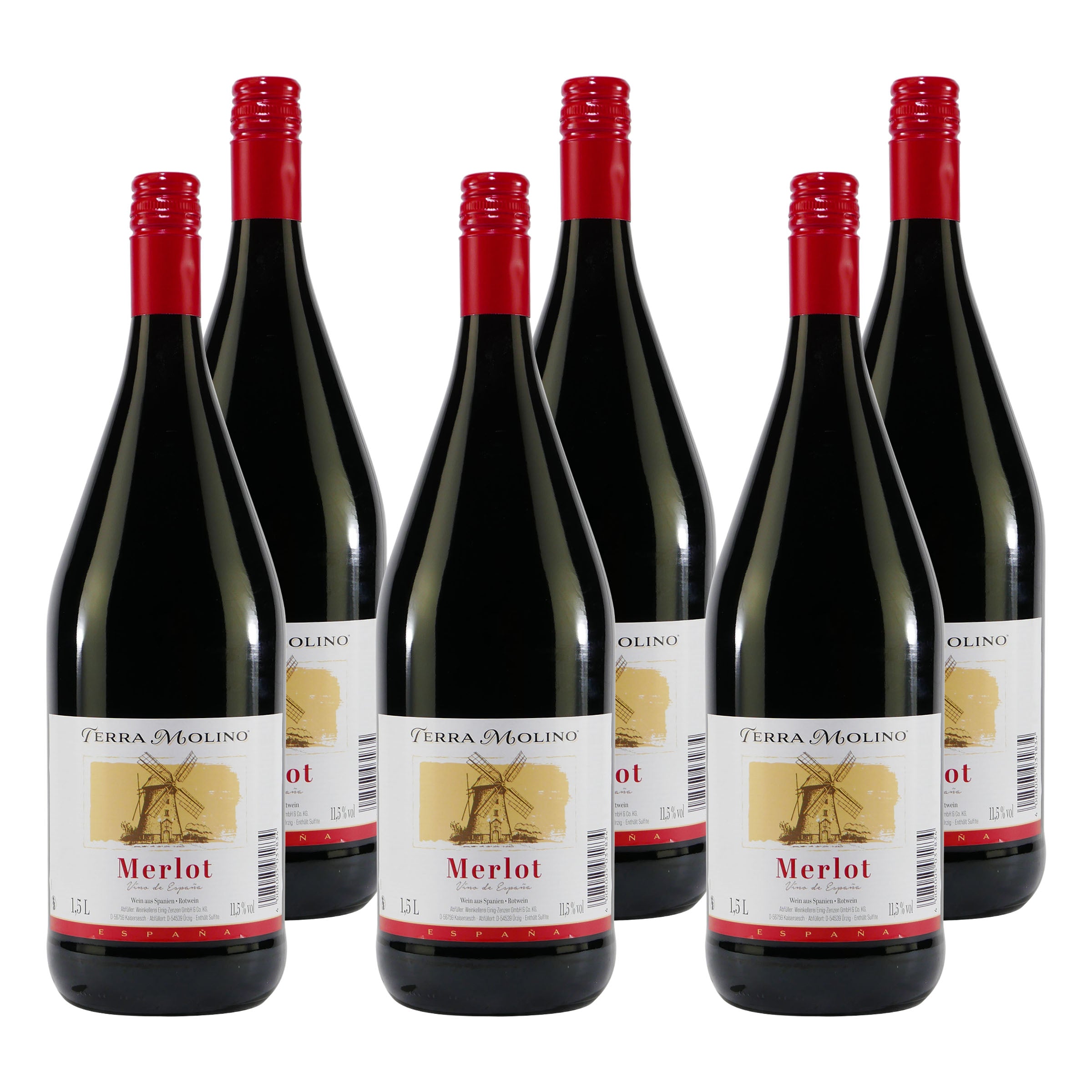 Terra Molino Merlot -trocken- (6 x 1,5L)