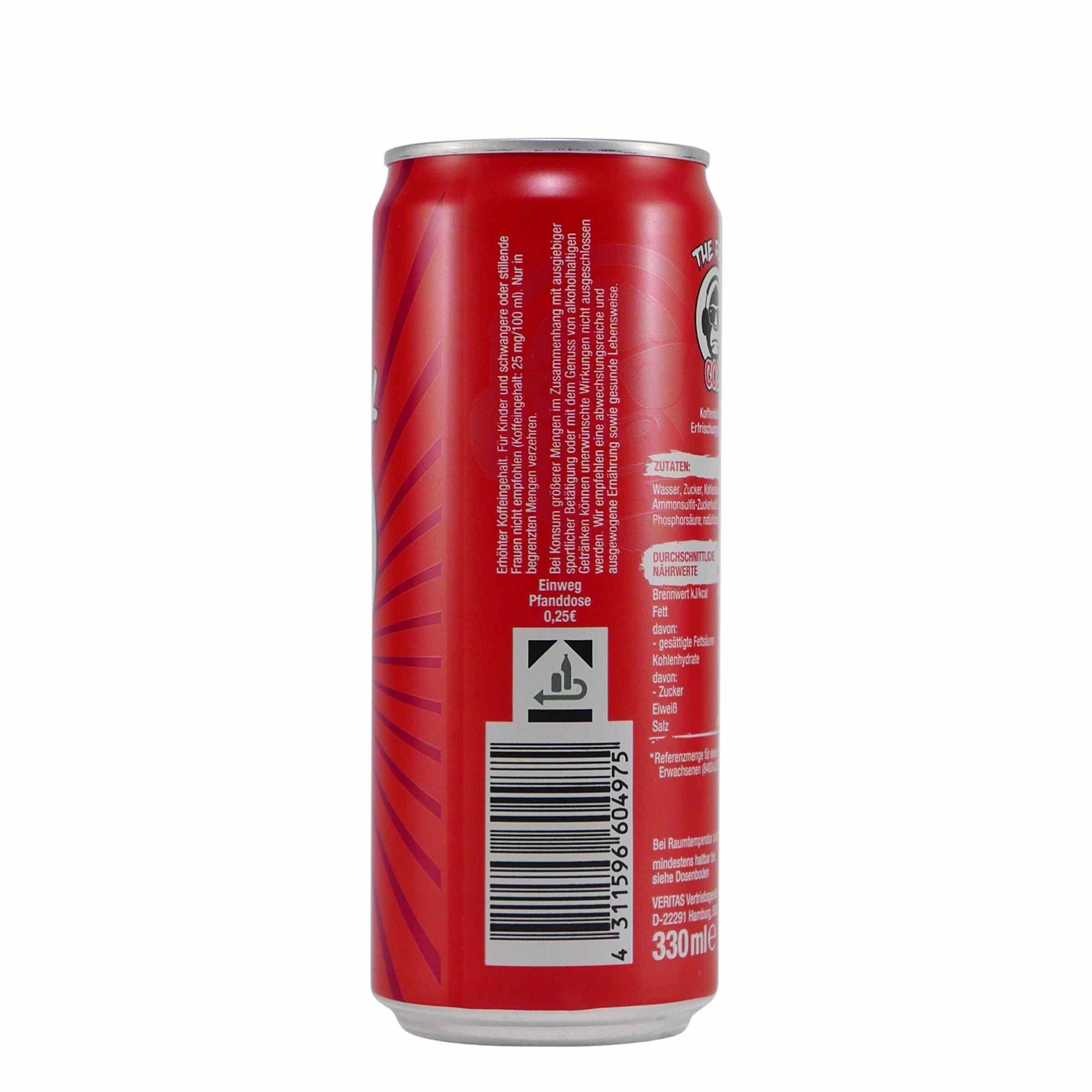 The Real Cola Extra Koffein (24 x 0,33L) EINWEG