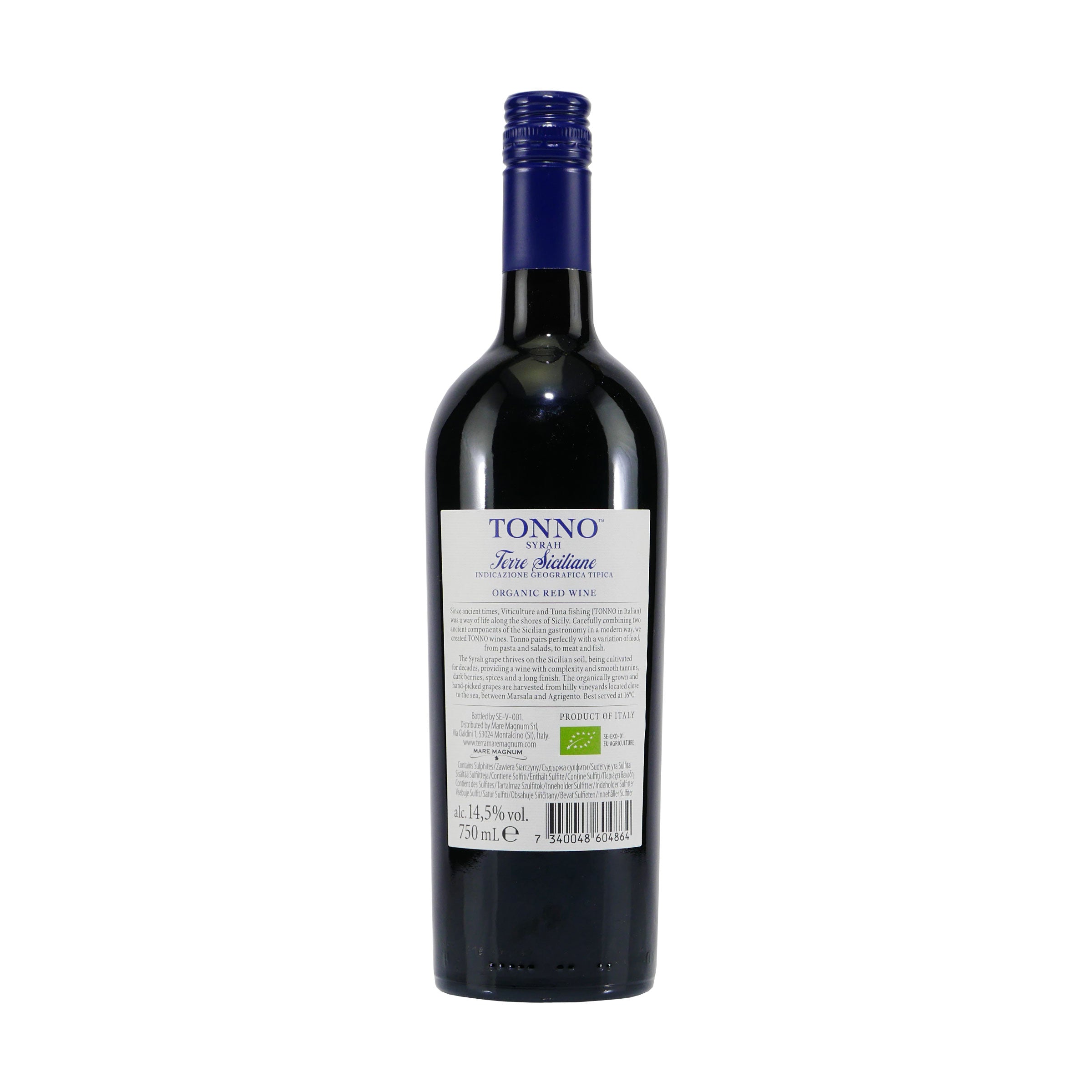 Tonno Syrah Organic IGT Rotwein -trocken-