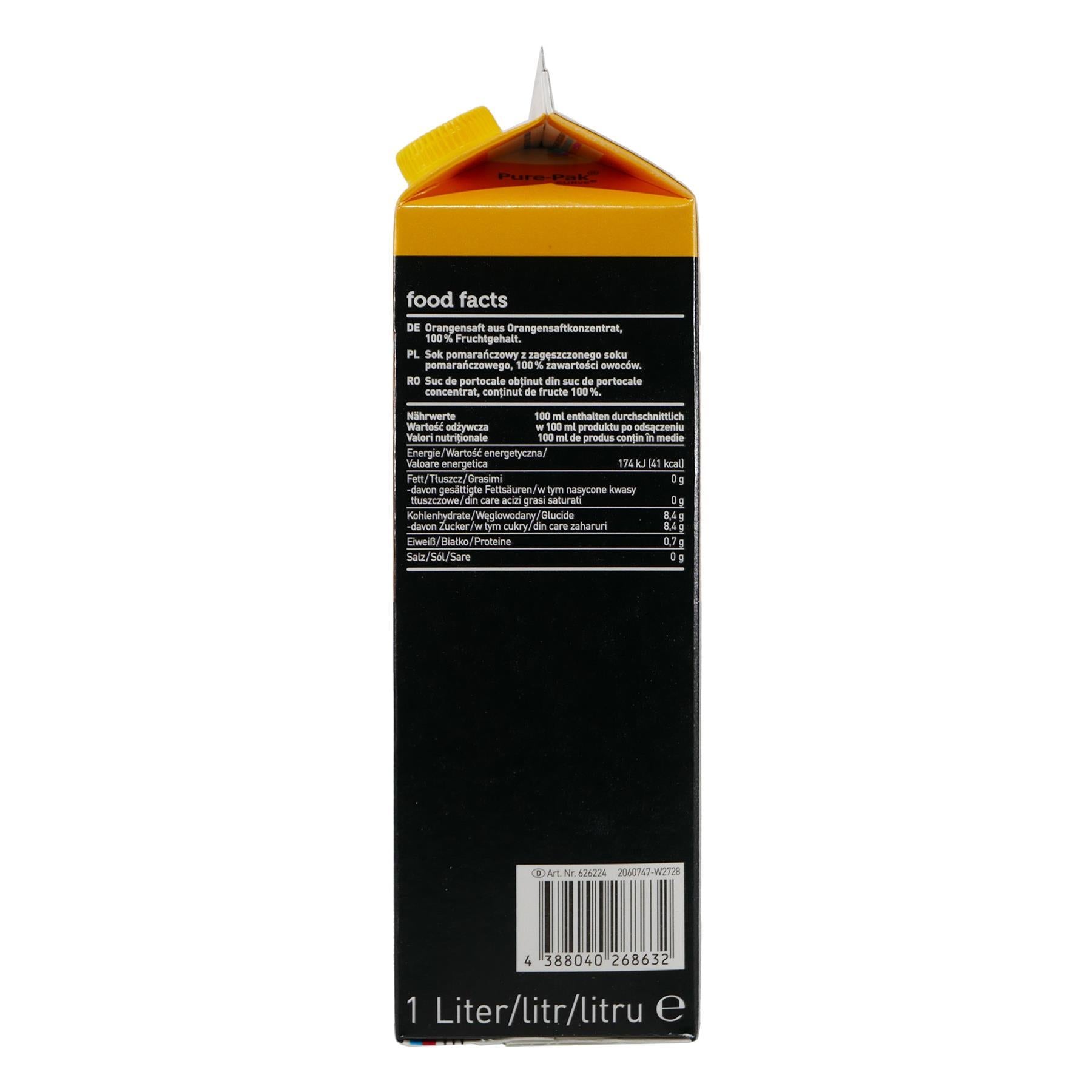 Trans Gourmet Orangensaft (8 x 1,0L)