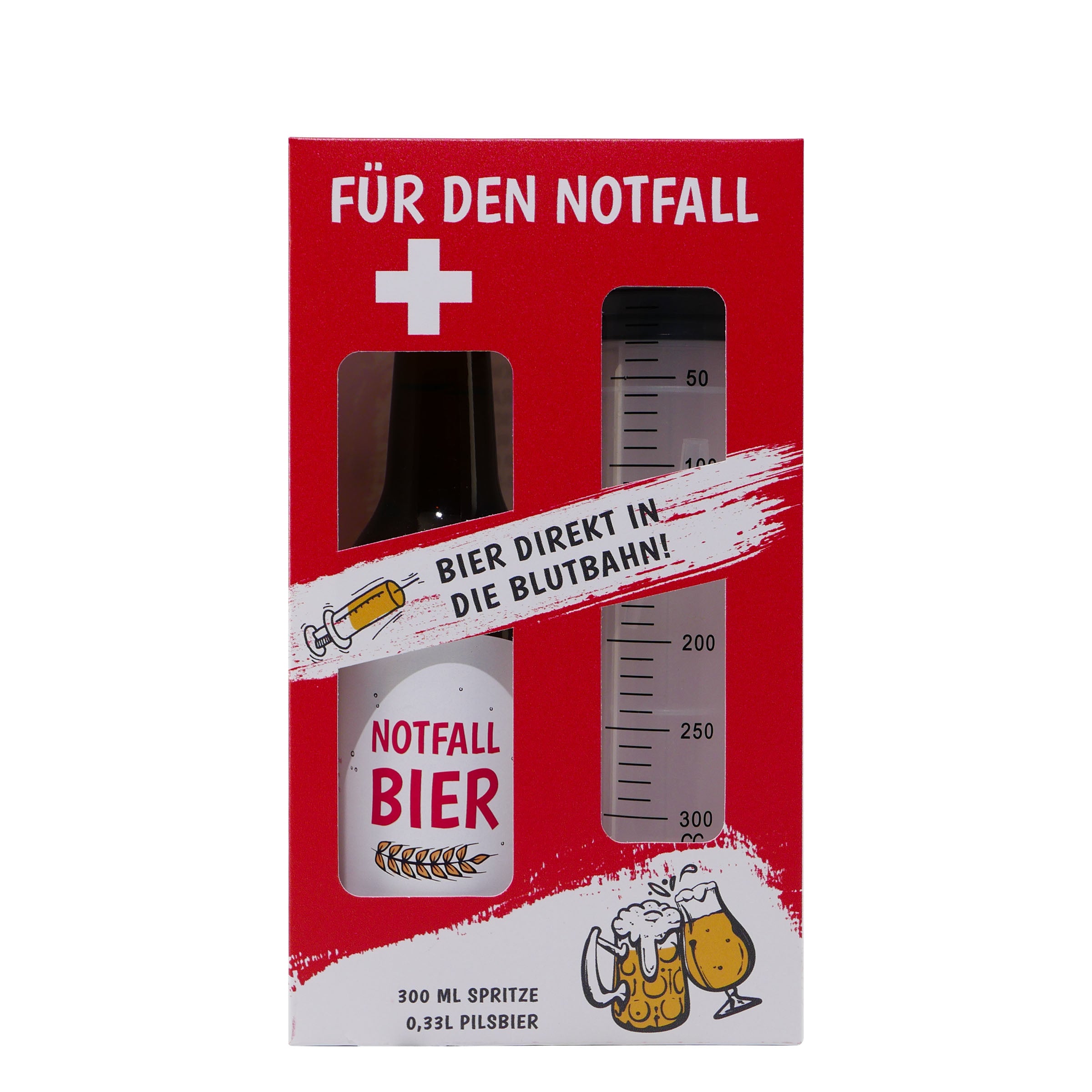 Geschenkverpackung "Notfallset"