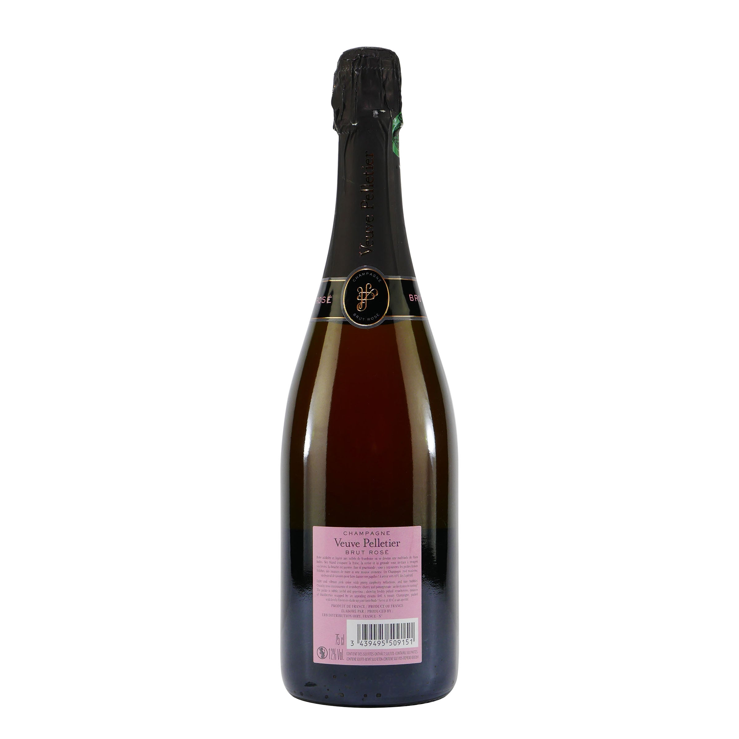 Veuve Pelletier Brut Rosé 750ml Veuve Pelletier Champagne Brut Rosé: Exquisiter Luxus in