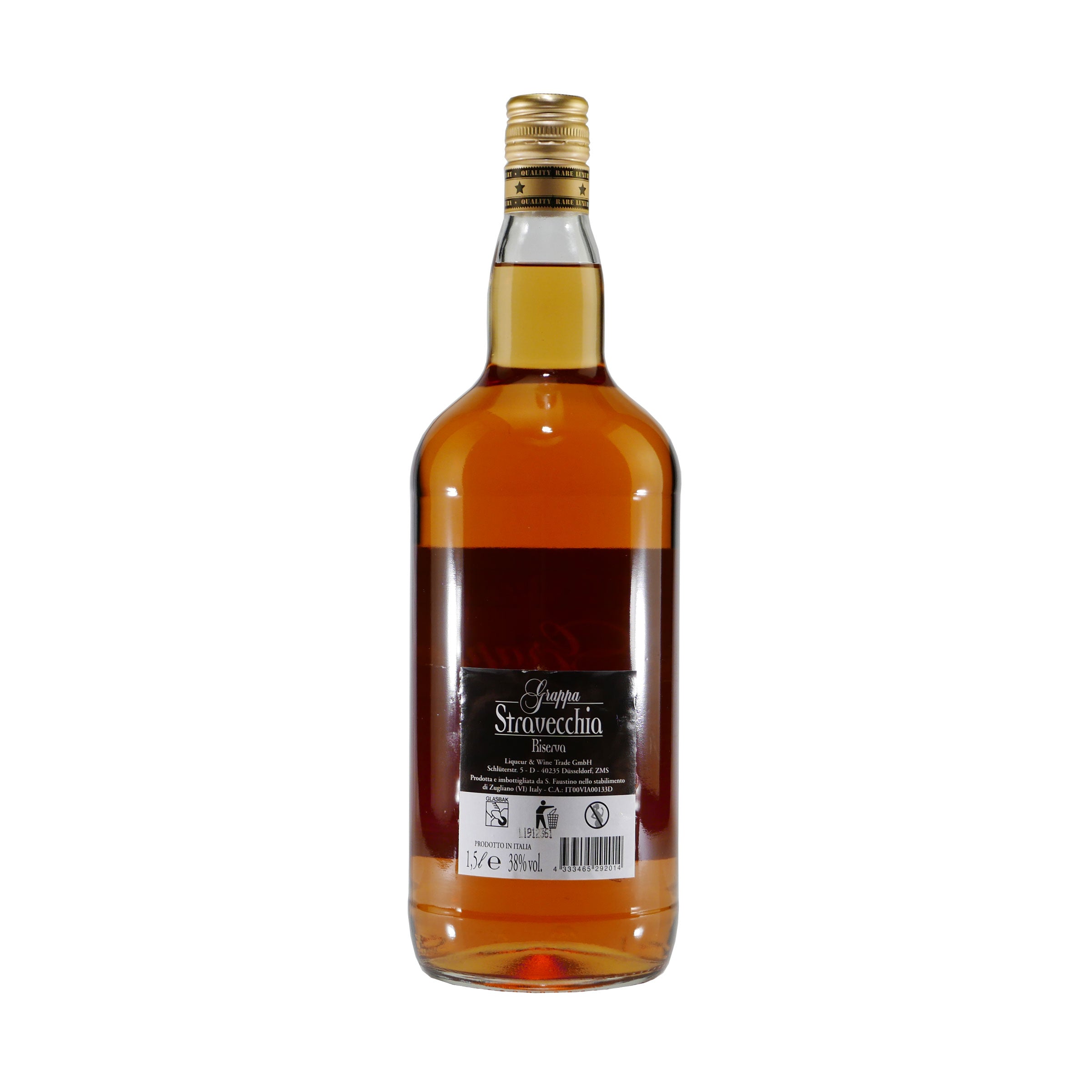 Villa Mazzolini Grappa Stravecchia Riserva (1,5L)