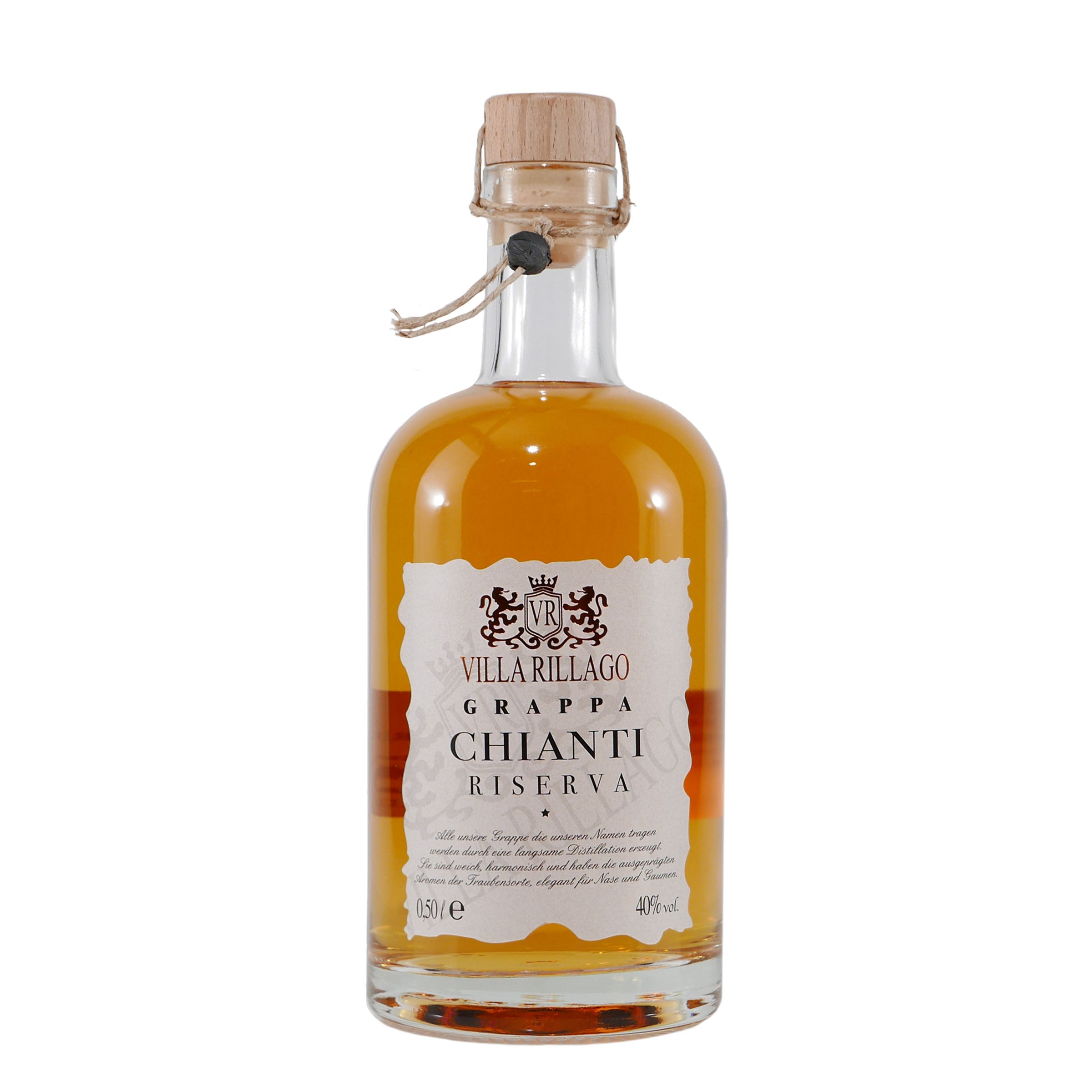 Villa Rillago Chianti Riserva Grappa mit Geschenk-HK