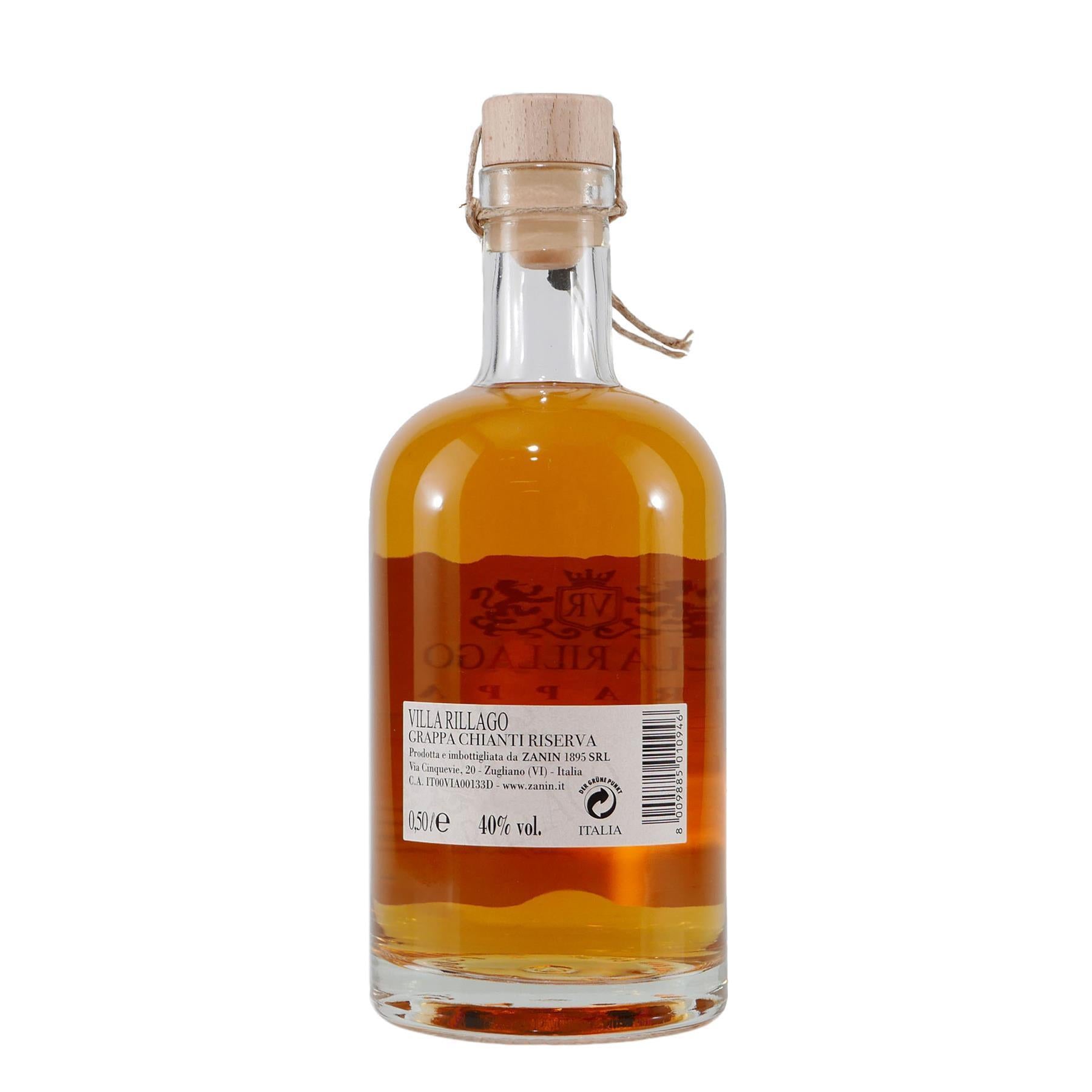 Villa Rillago Chianti Riserva Grappa mit Geschenk-HK