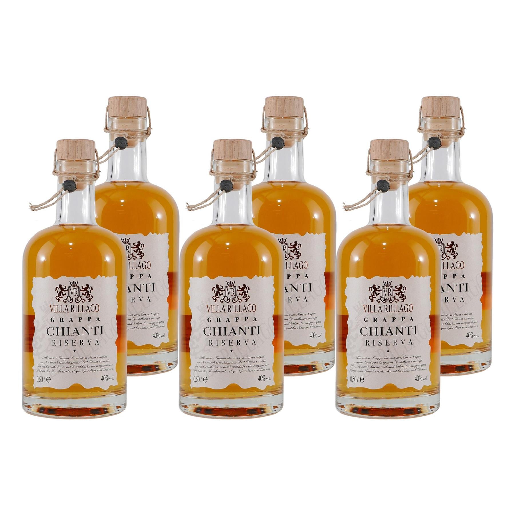 Villa Rillago Chianti Riserva Grappa (6 x 0,5L)
