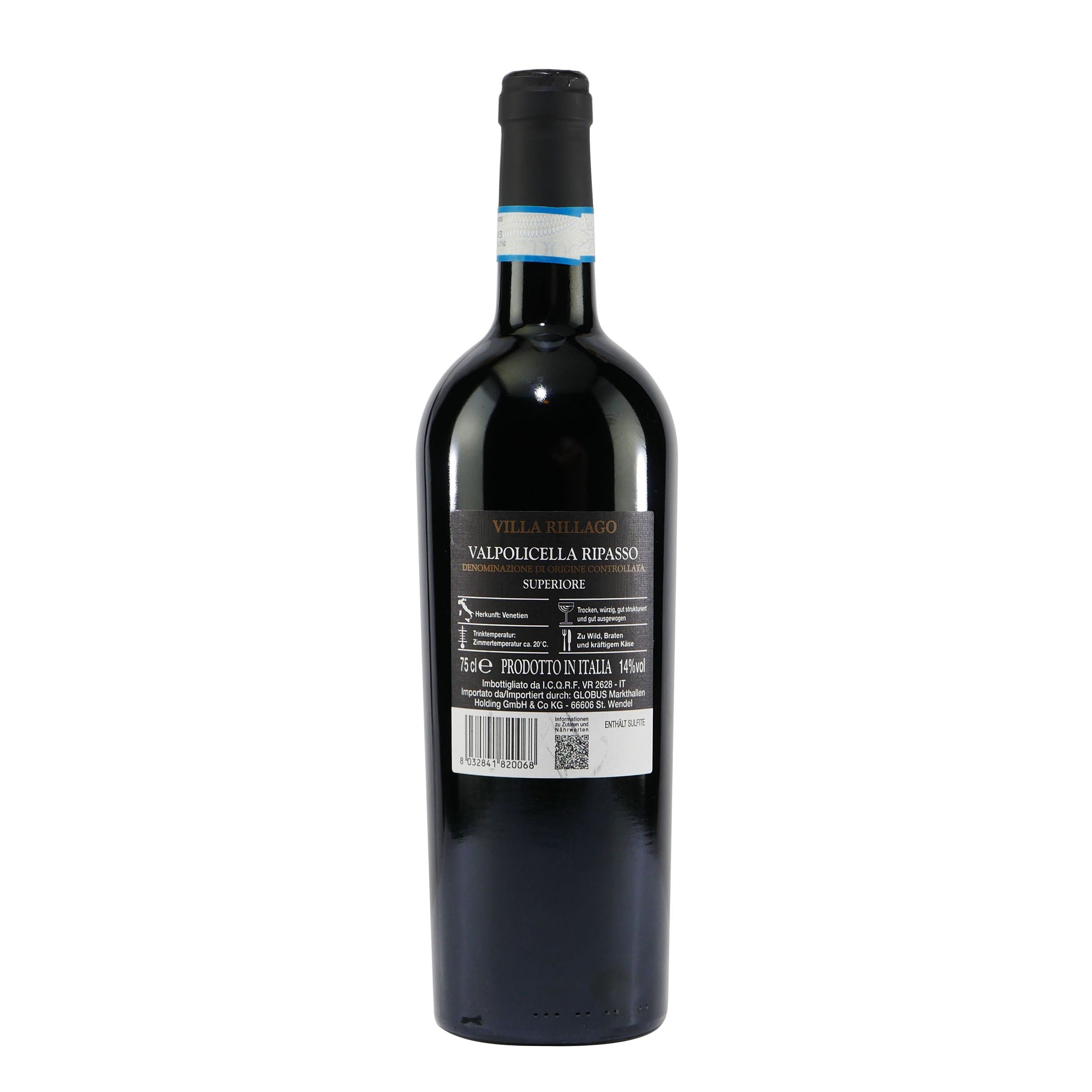 Villa Rillago Valpolicella Ripasso DOC -trocken- (6 x 0,75L)