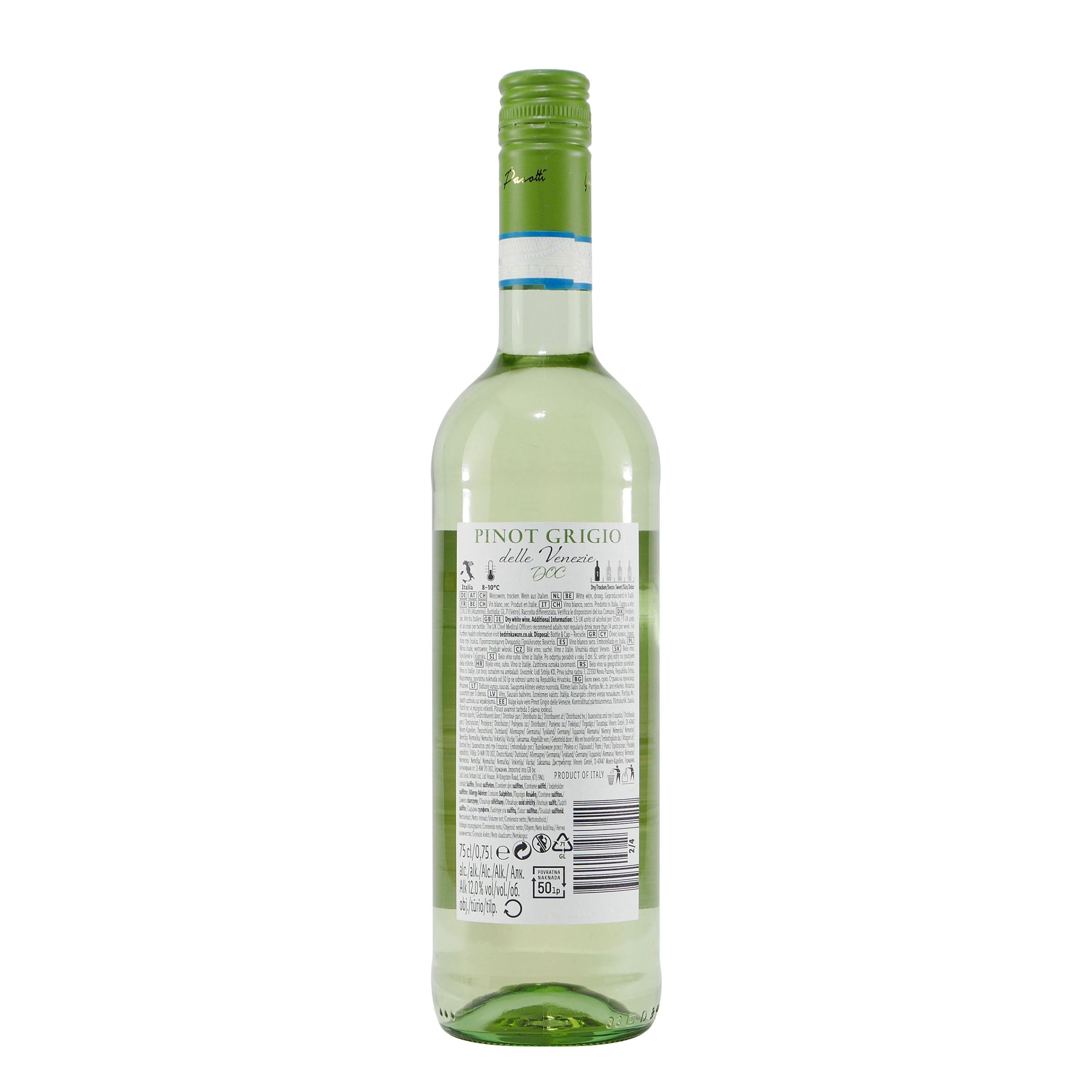 Vineris Pinot Grigio DOC -trocken- (6 x 0,75L)