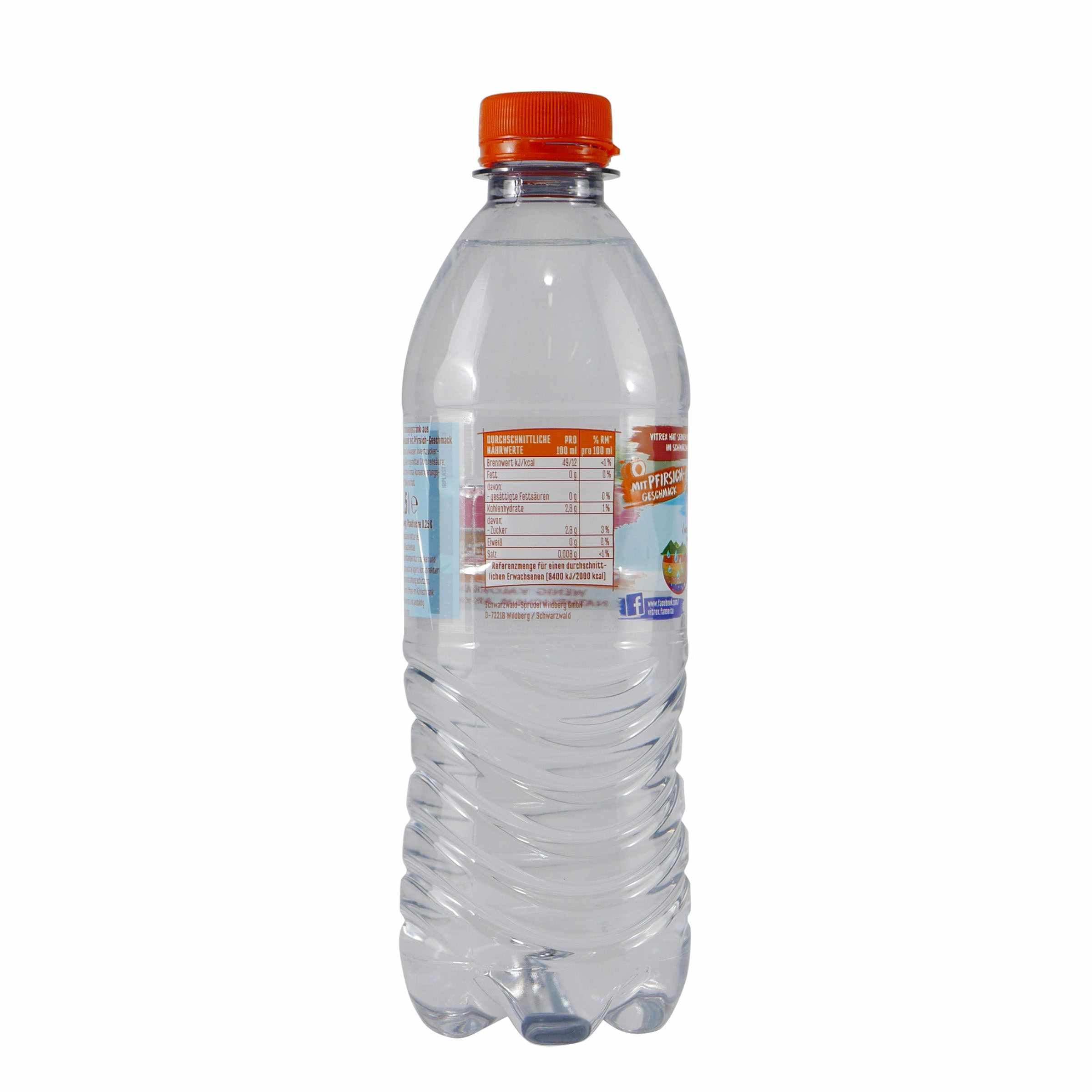 Vitrex Pfirsich Erfrischungsgetränk (6 x 0,5L) EINWEG