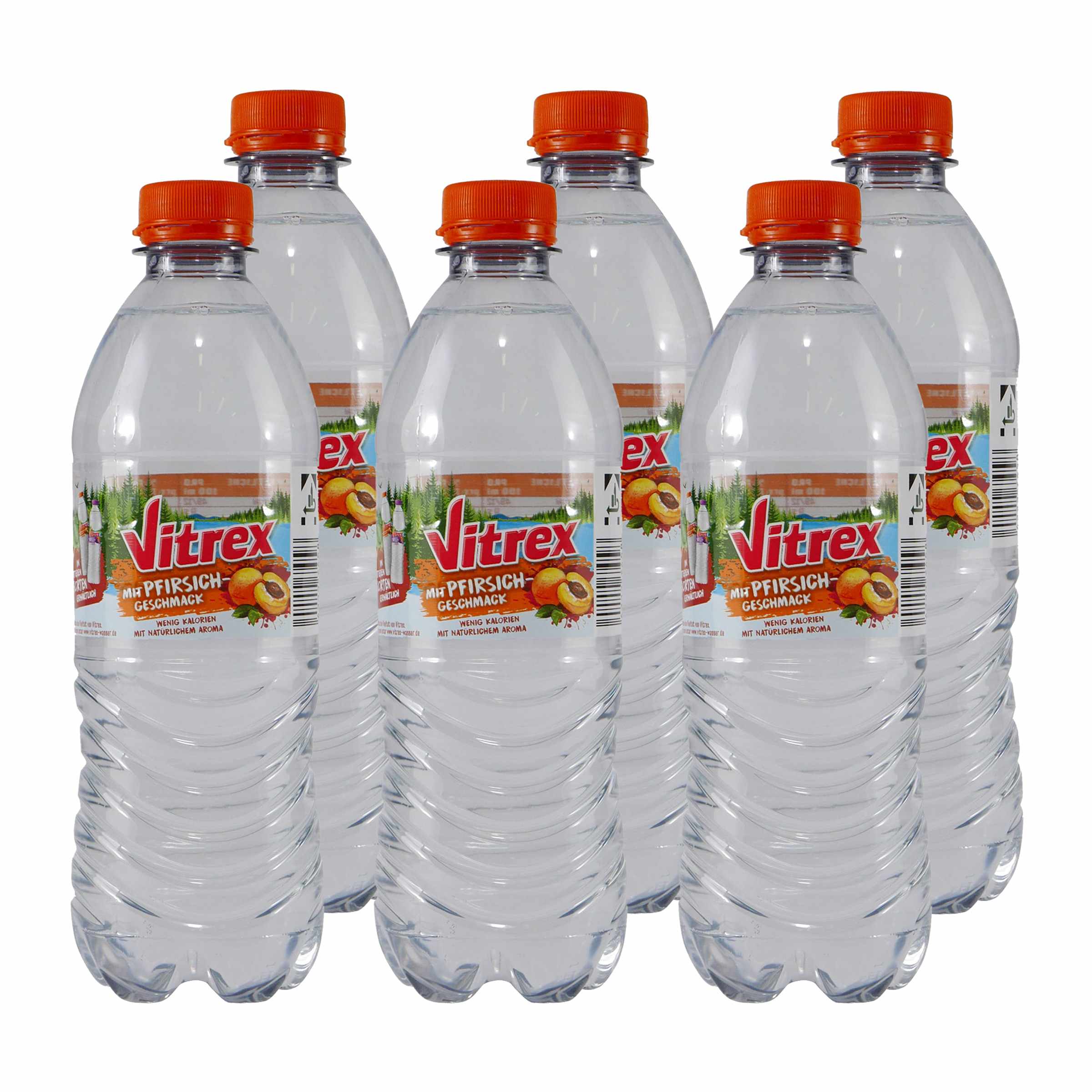 Vitrex Pfirsich Erfrischungsgetränk (6 x 0,5L) EINWEG