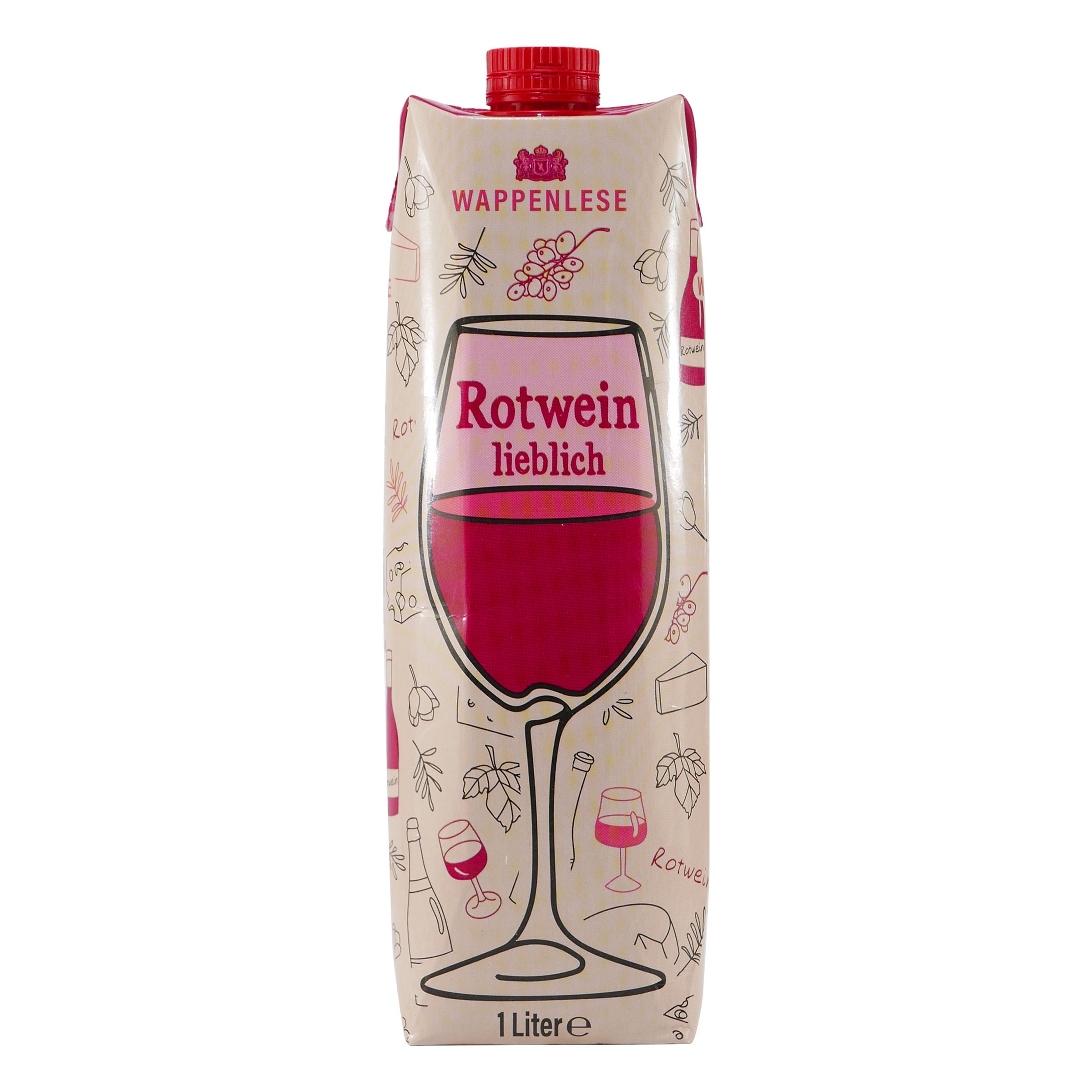 Wappenlese Rotwein -lieblich- (12 x 1,0L)