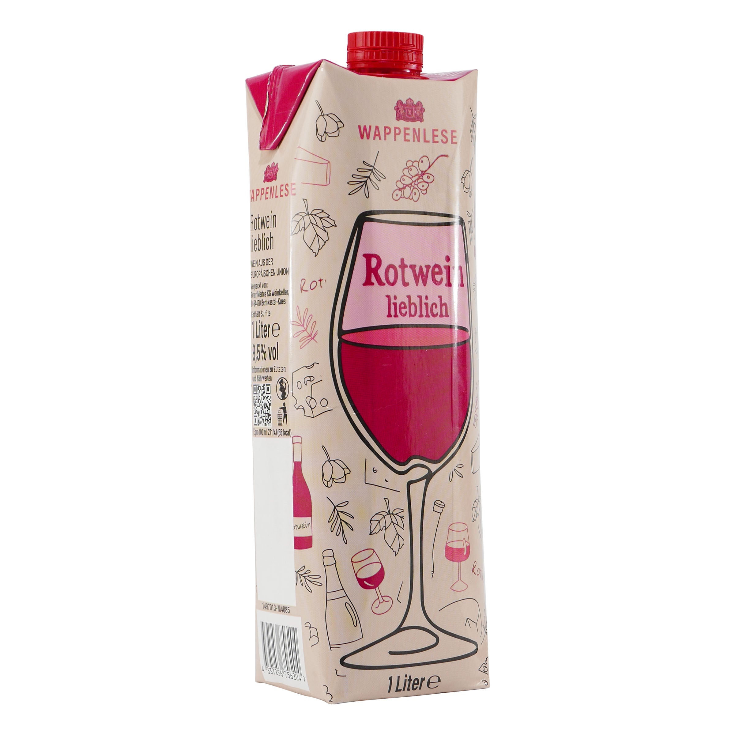 Wappenlese Rotwein -lieblich- (12 x 1,0L)