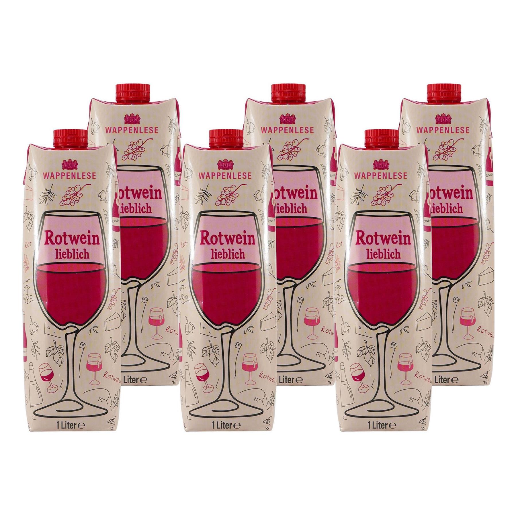 Wappenlese Rotwein -lieblich- (12 x 1,0L)